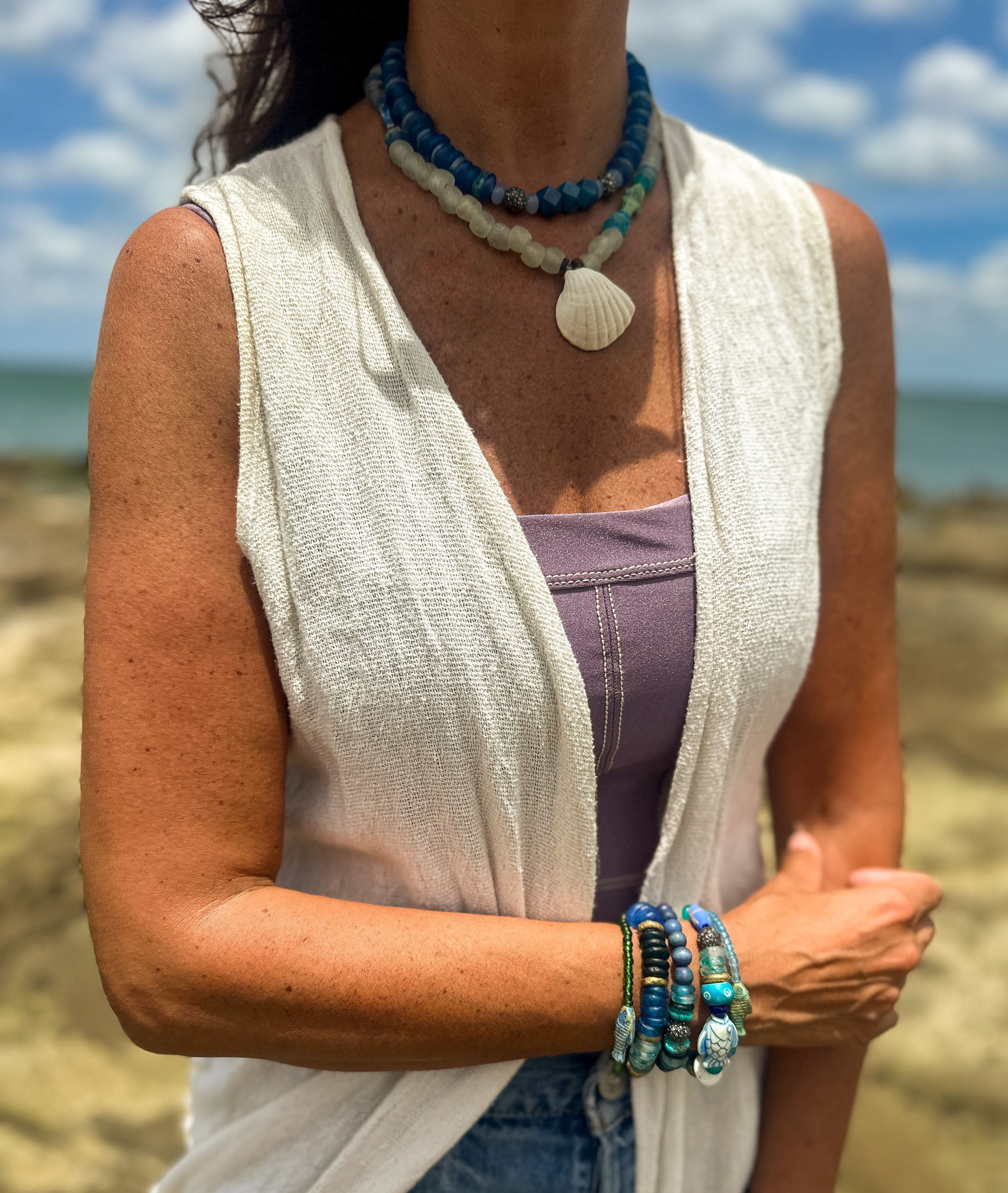 Tribal Classic Necklace | Mixed Azul