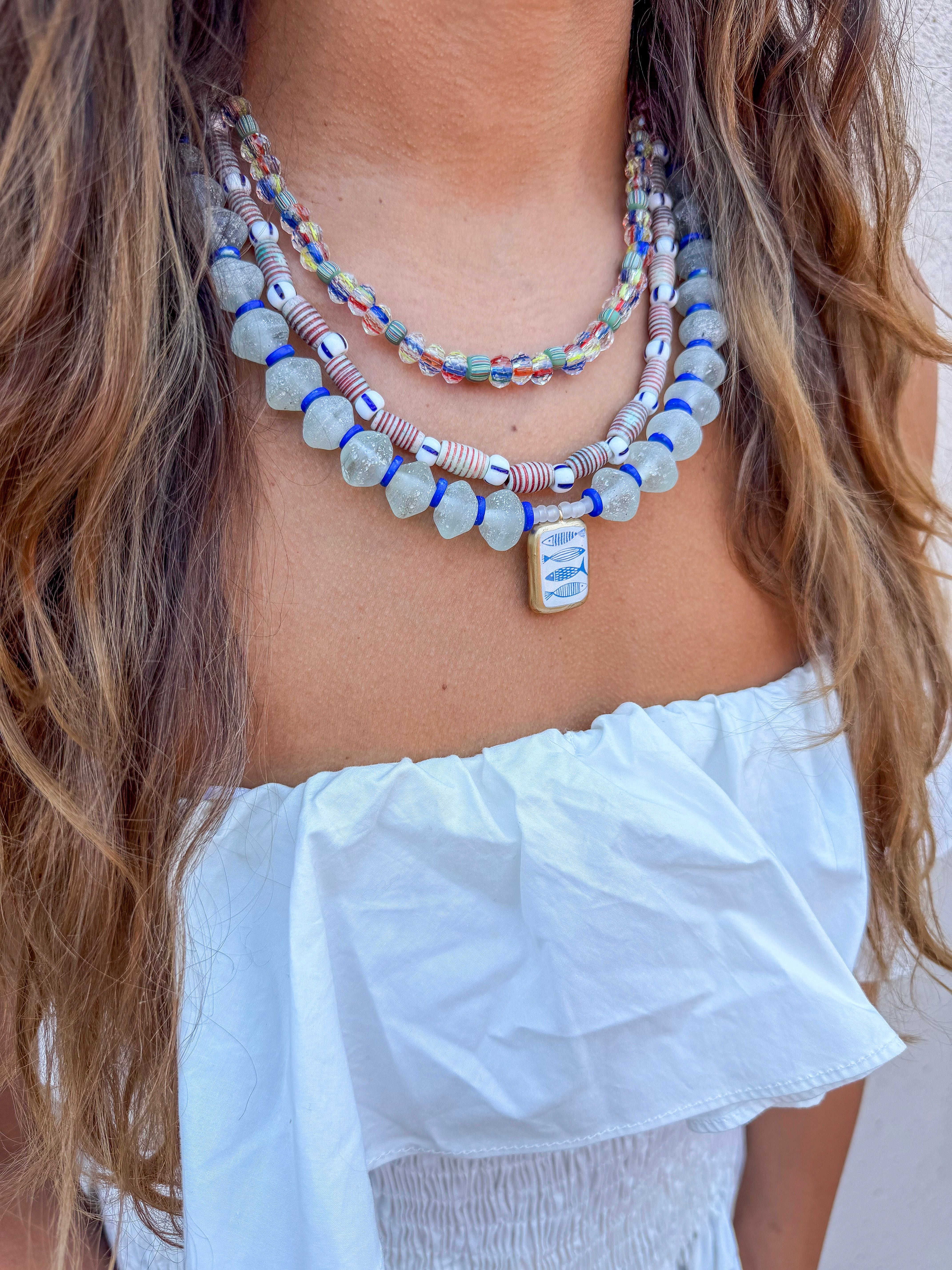 Layered Pendant Necklace | Cape Cod