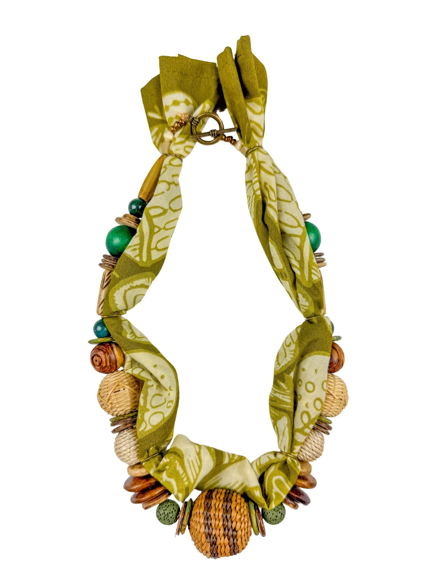 Beaded Bandana Necklace | Shroom