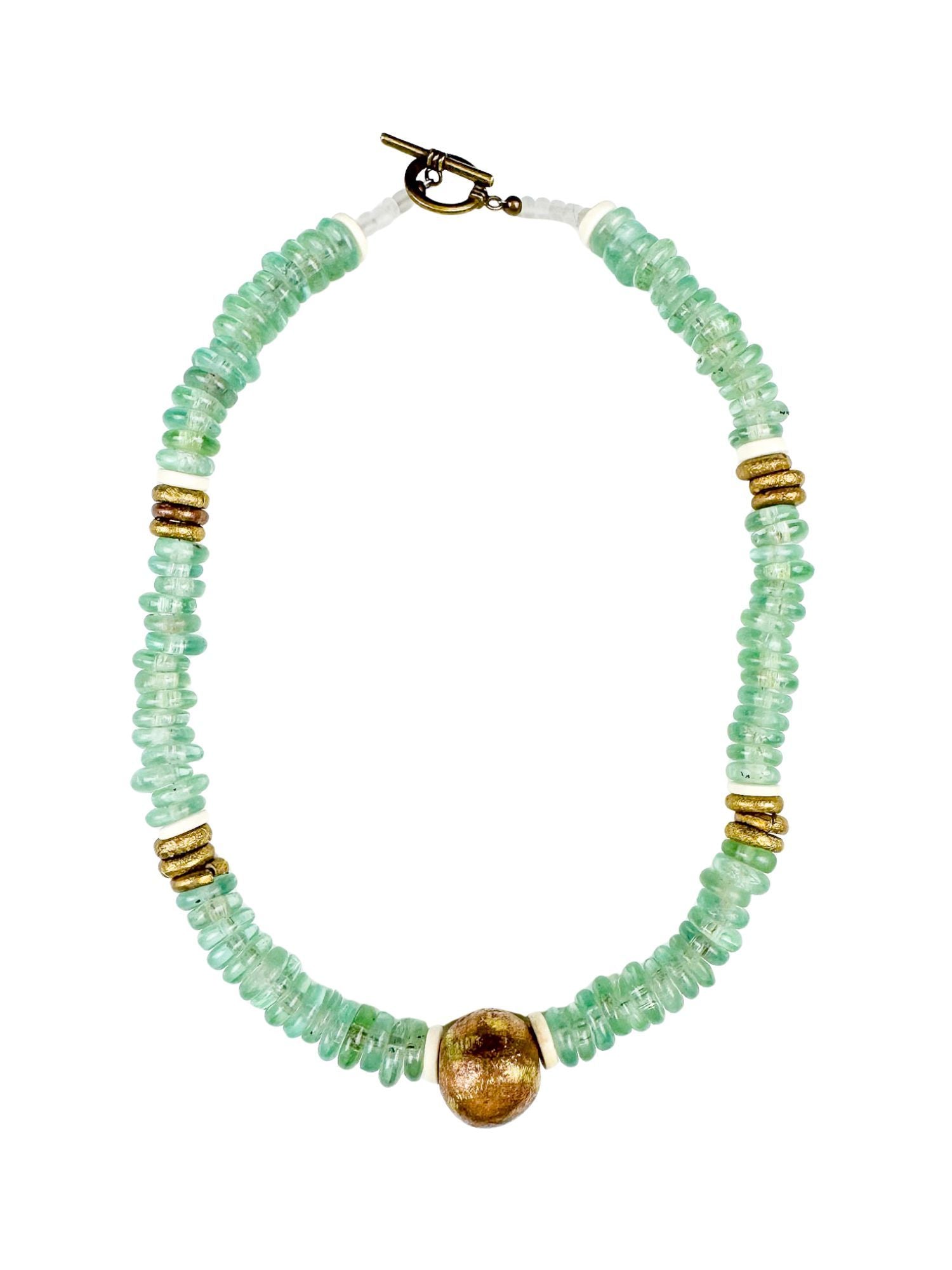 Classic Glass Necklace | Mint