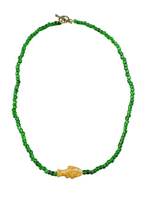 Seed Fish Necklace | Montego Bay | Final Sale