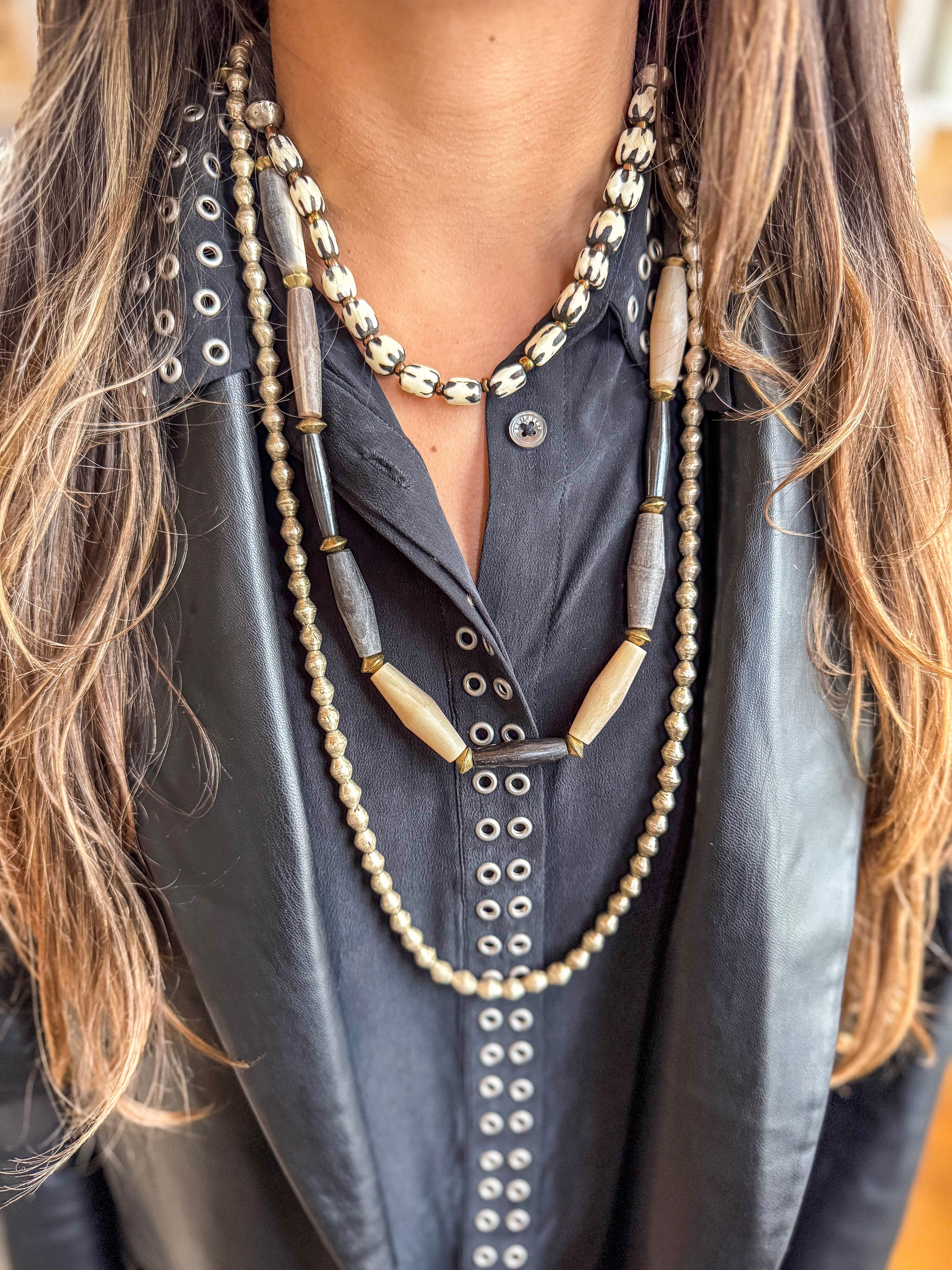 Classic Necklace | Batik Slate