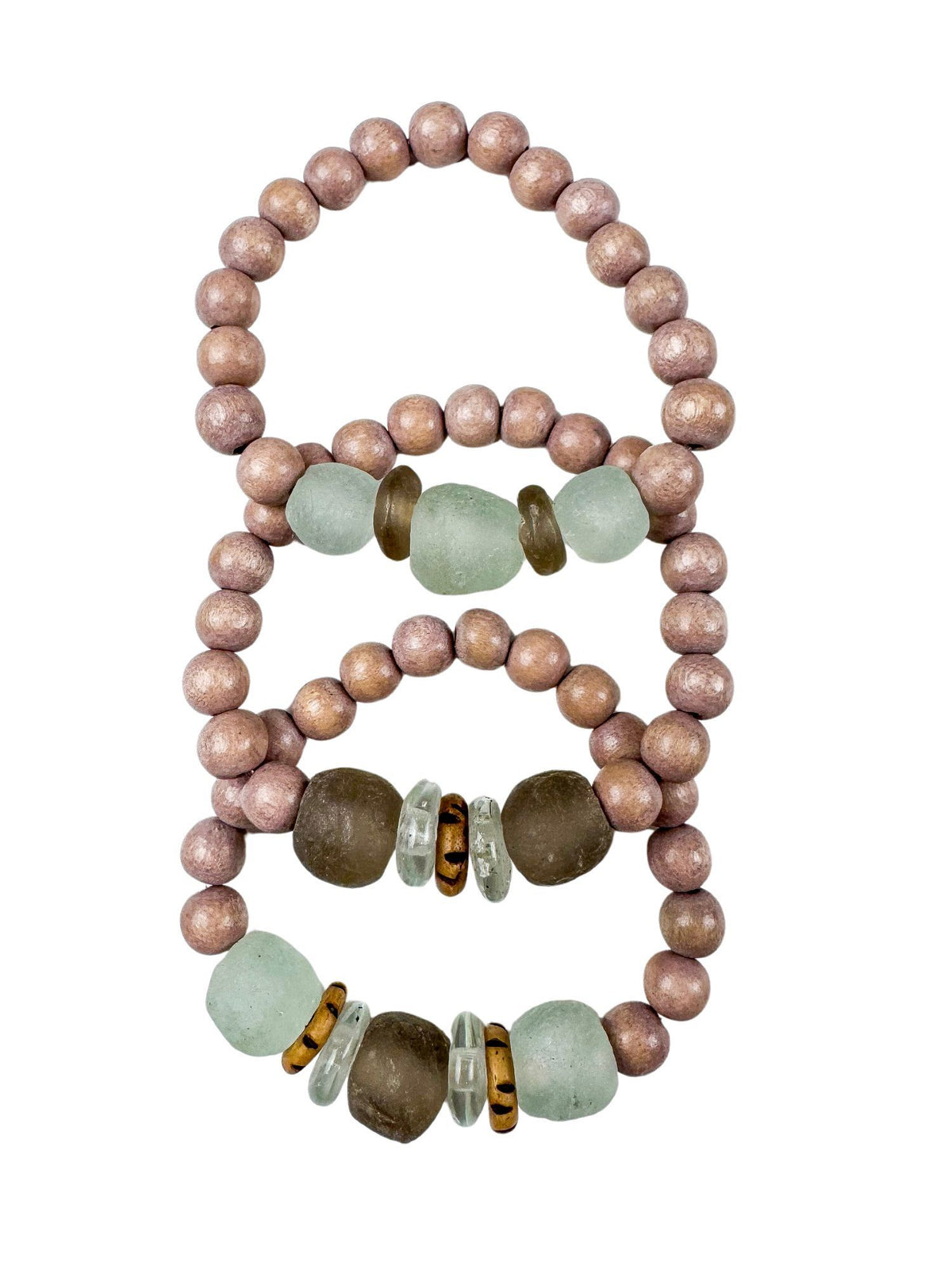 Trio Stack Bracelet Set | Fog | Final Sale
