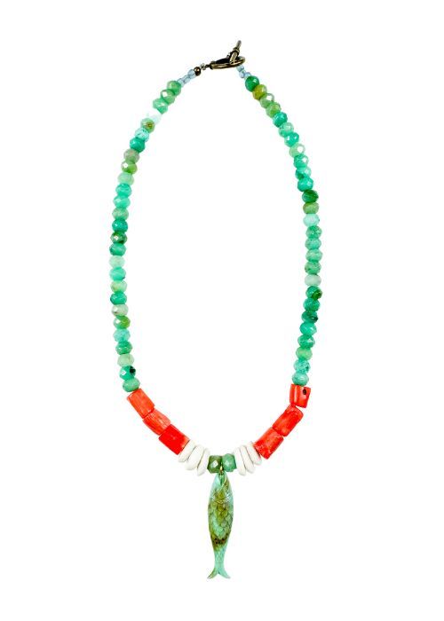 Tribal Fish Necklace | Coral Bay