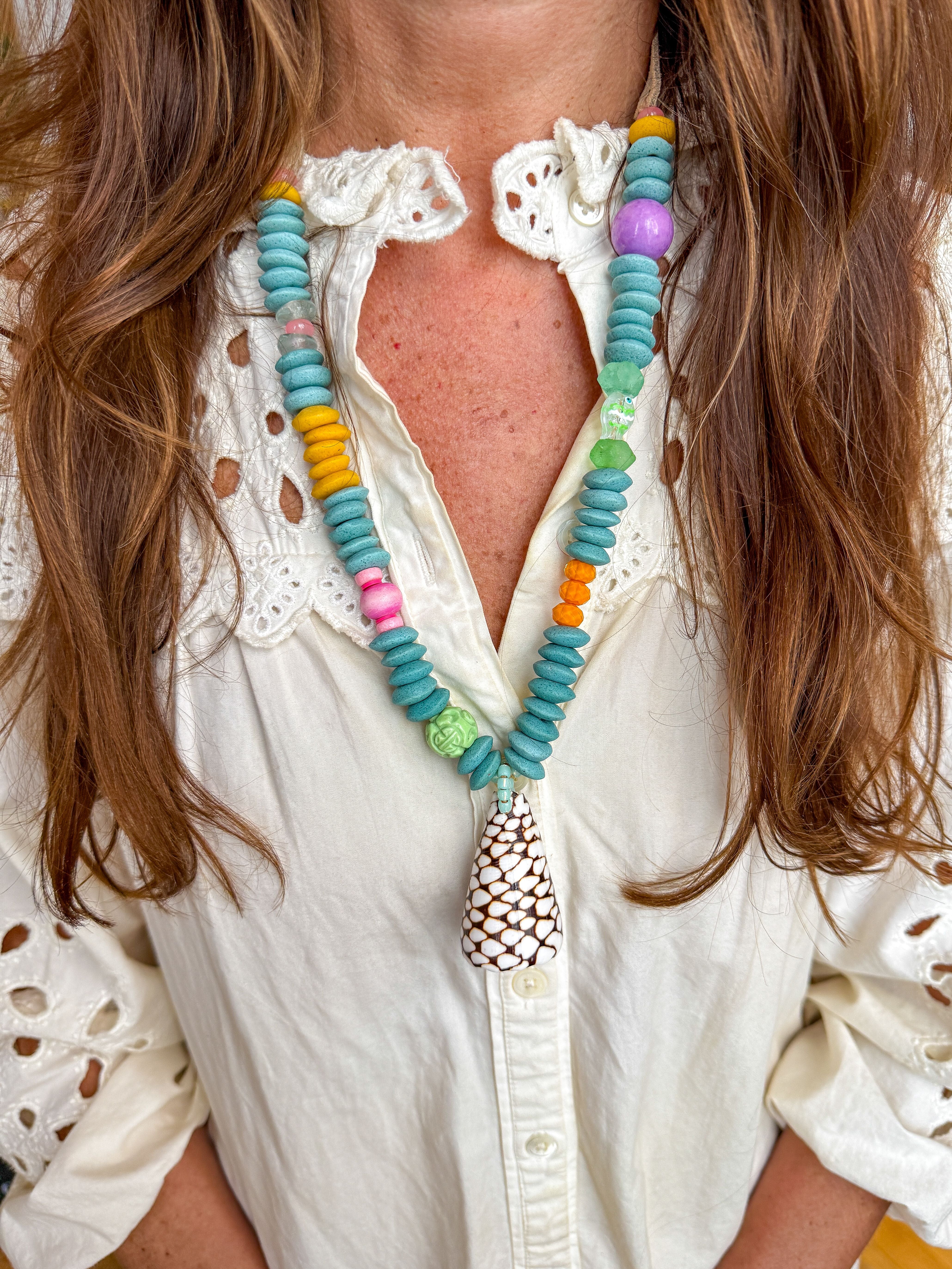 Slim Shell Necklace | Dunmore