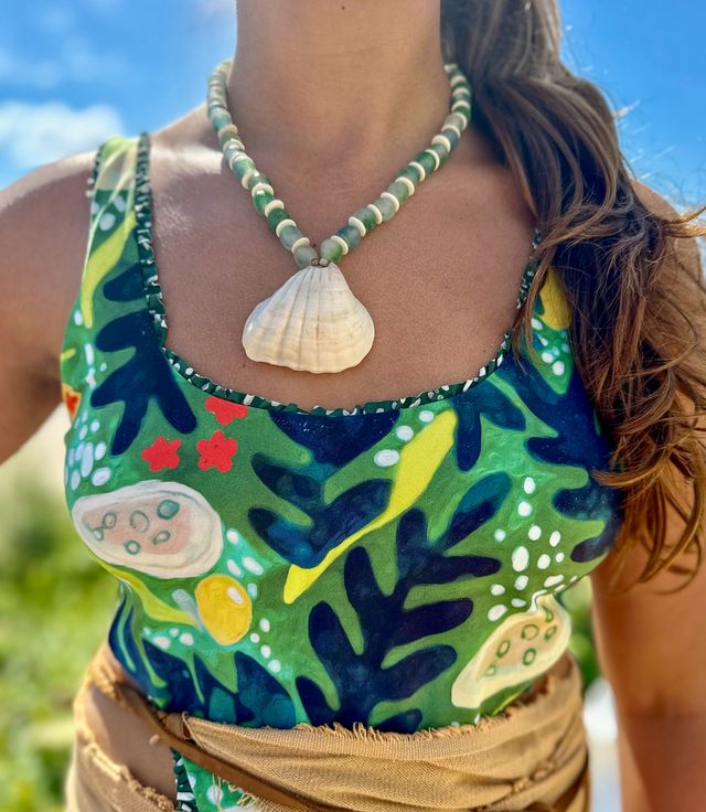 Tribal Shell Necklace | Lagoon
