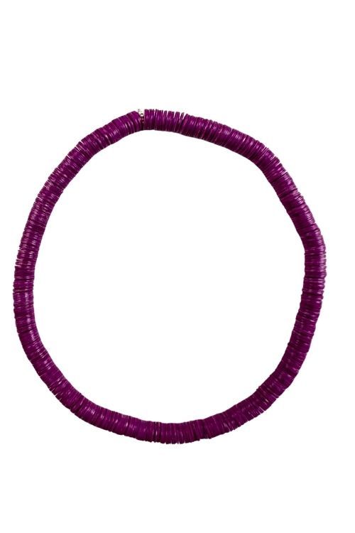 Thin Vinyl Bracelet | Purple