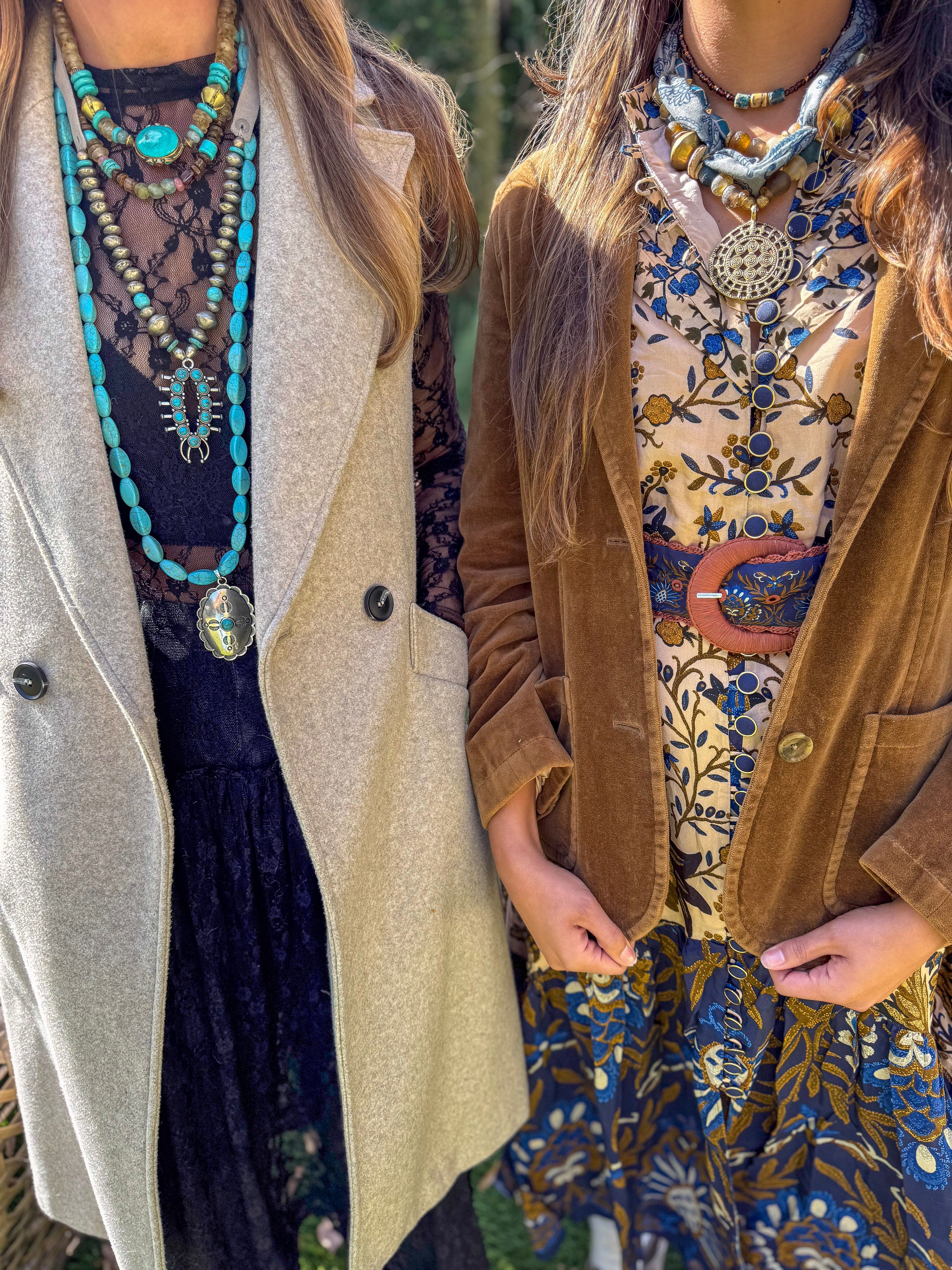 Long Slim Pendant Necklace | West