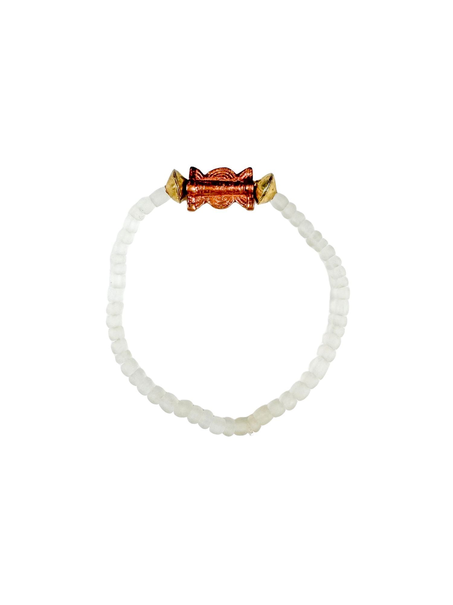 Simple Seed Bracelet | Rose Gold