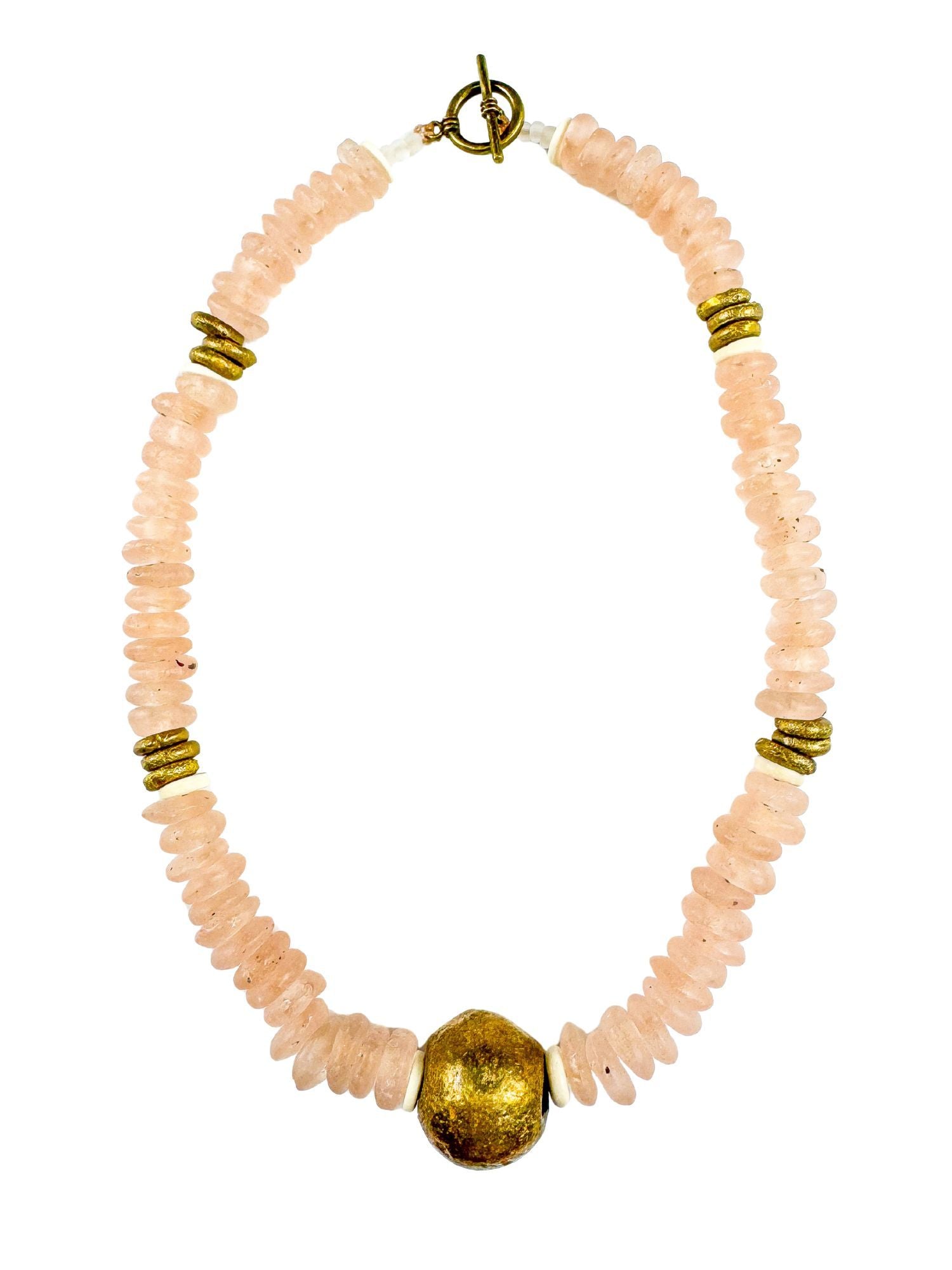 Classic Glass Necklace | Blush