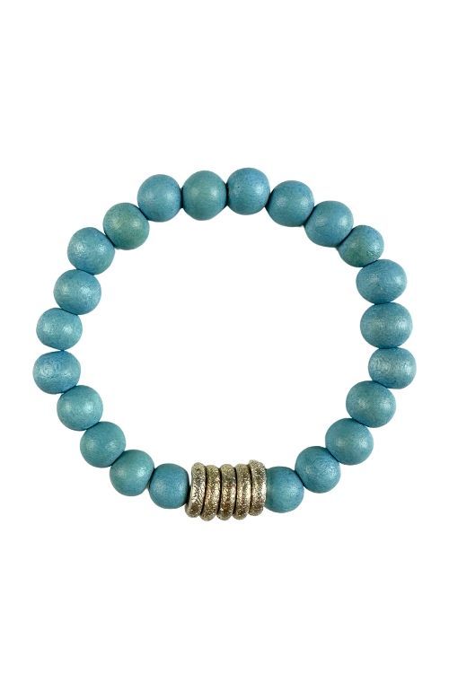 Simple Stack Bracelet | Blue