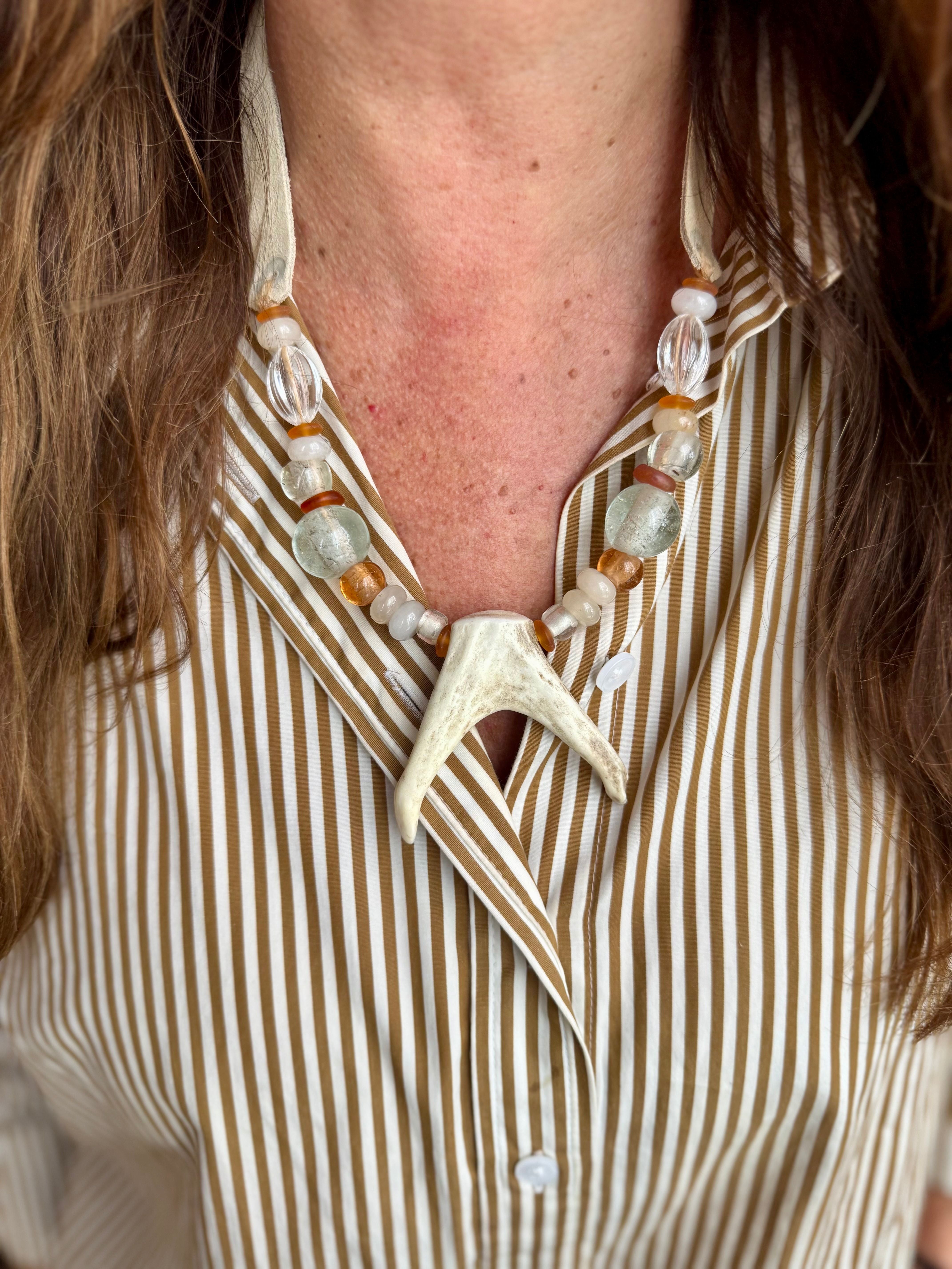 Slim Antler Necklace | Sierra
