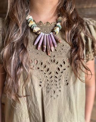 Mid Spines Necklace | Earth