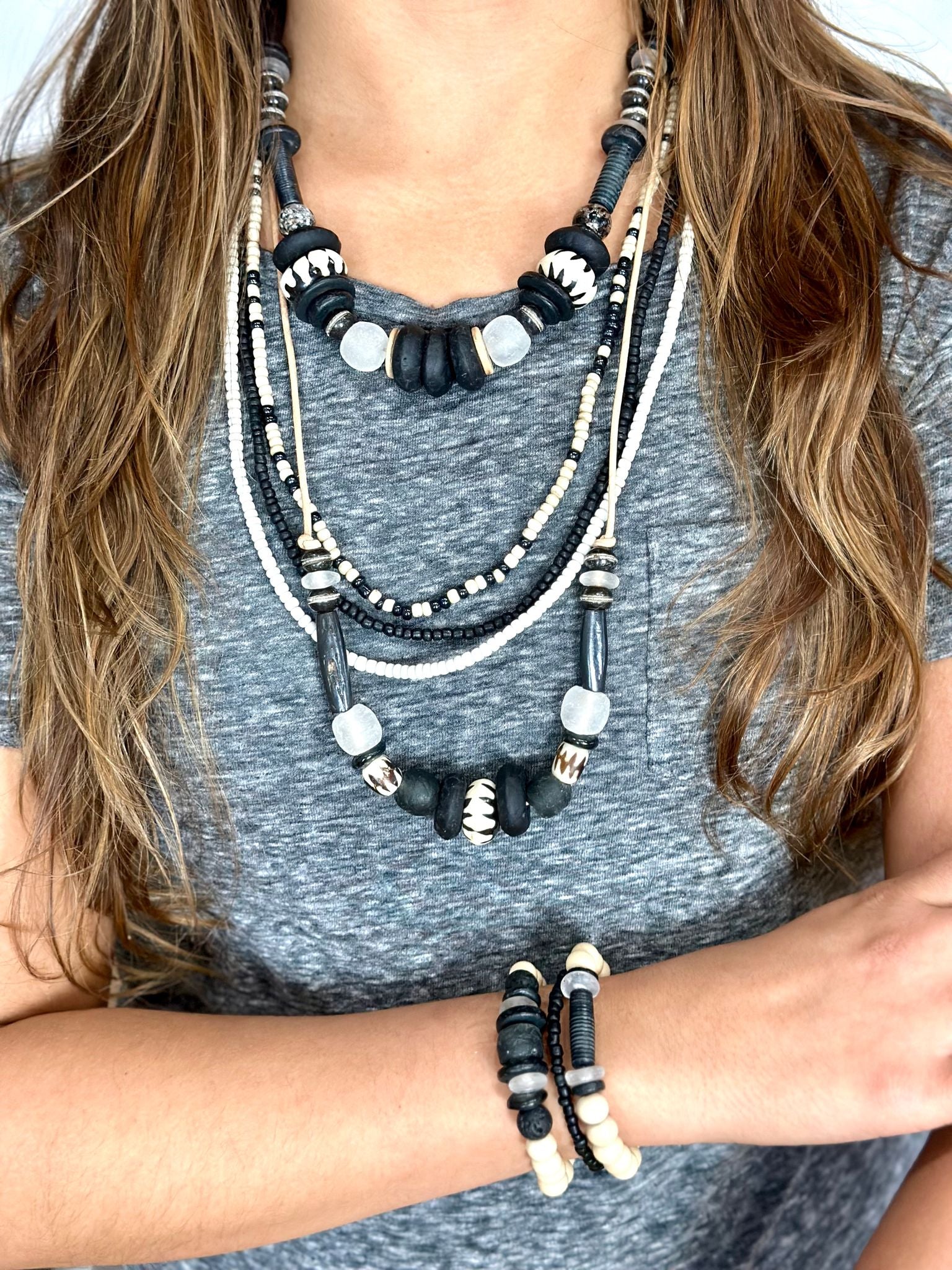 Tribal Classic Necklace | Black