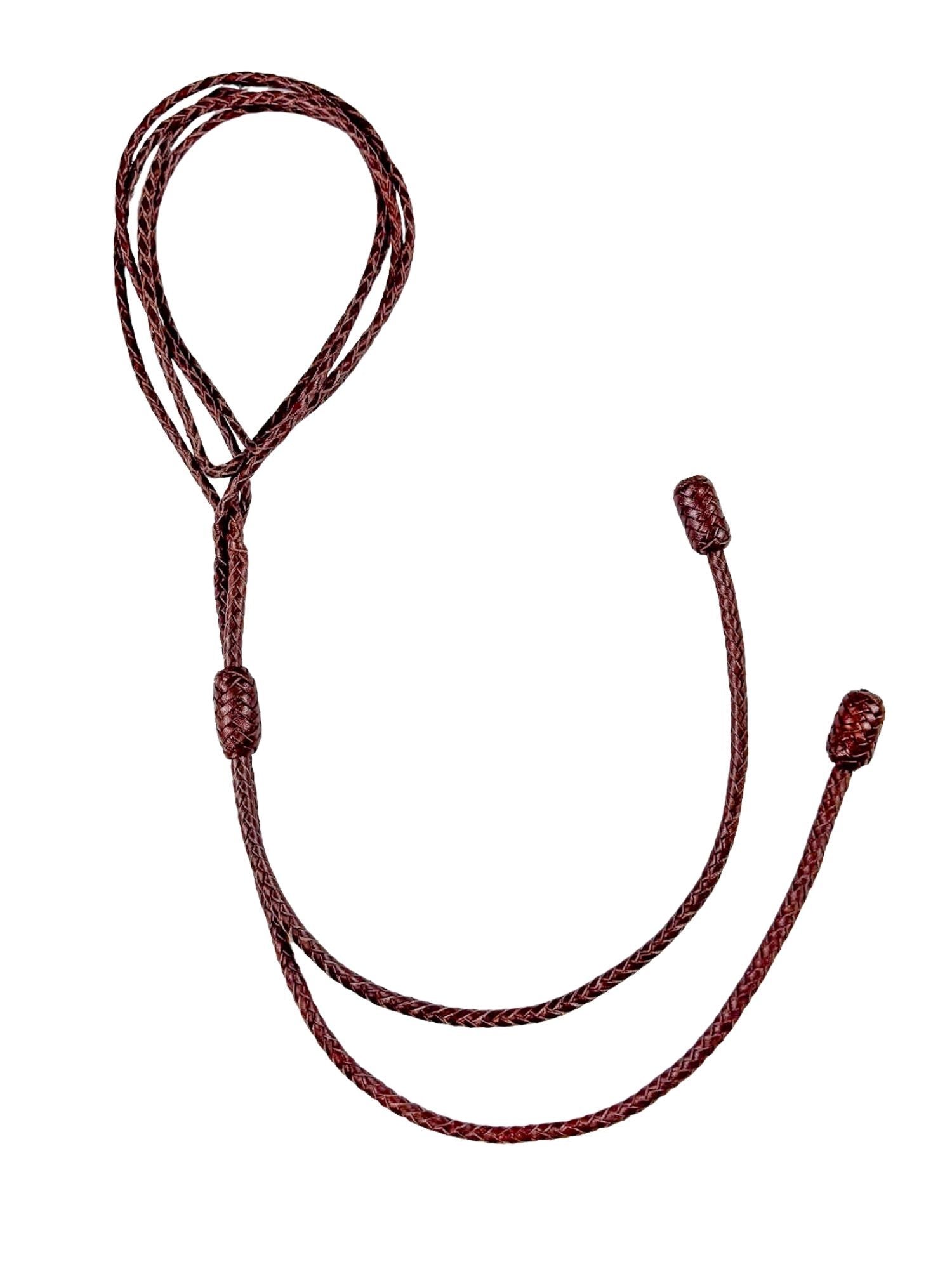 Bolo Leather Necklace | Brown