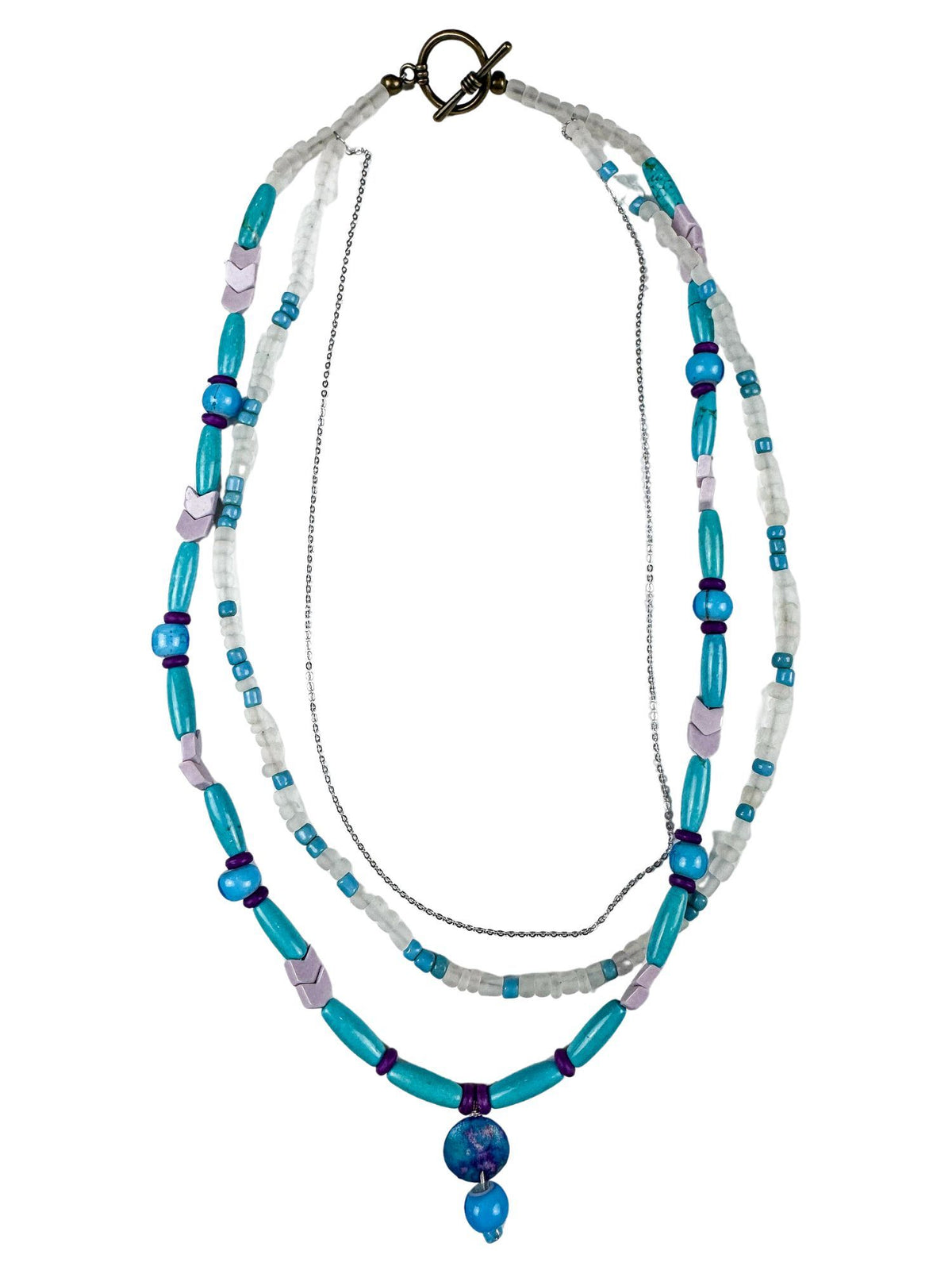 Layering Chain Necklace | Cloud | Final Sale