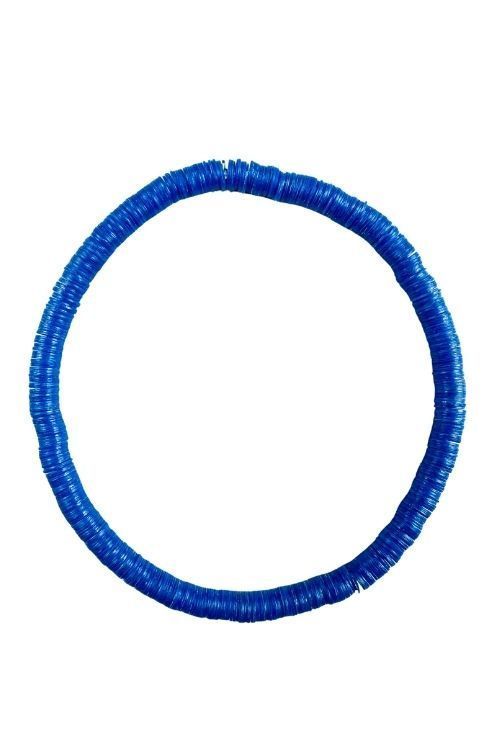 Thin Vinyl Bracelet | Blue