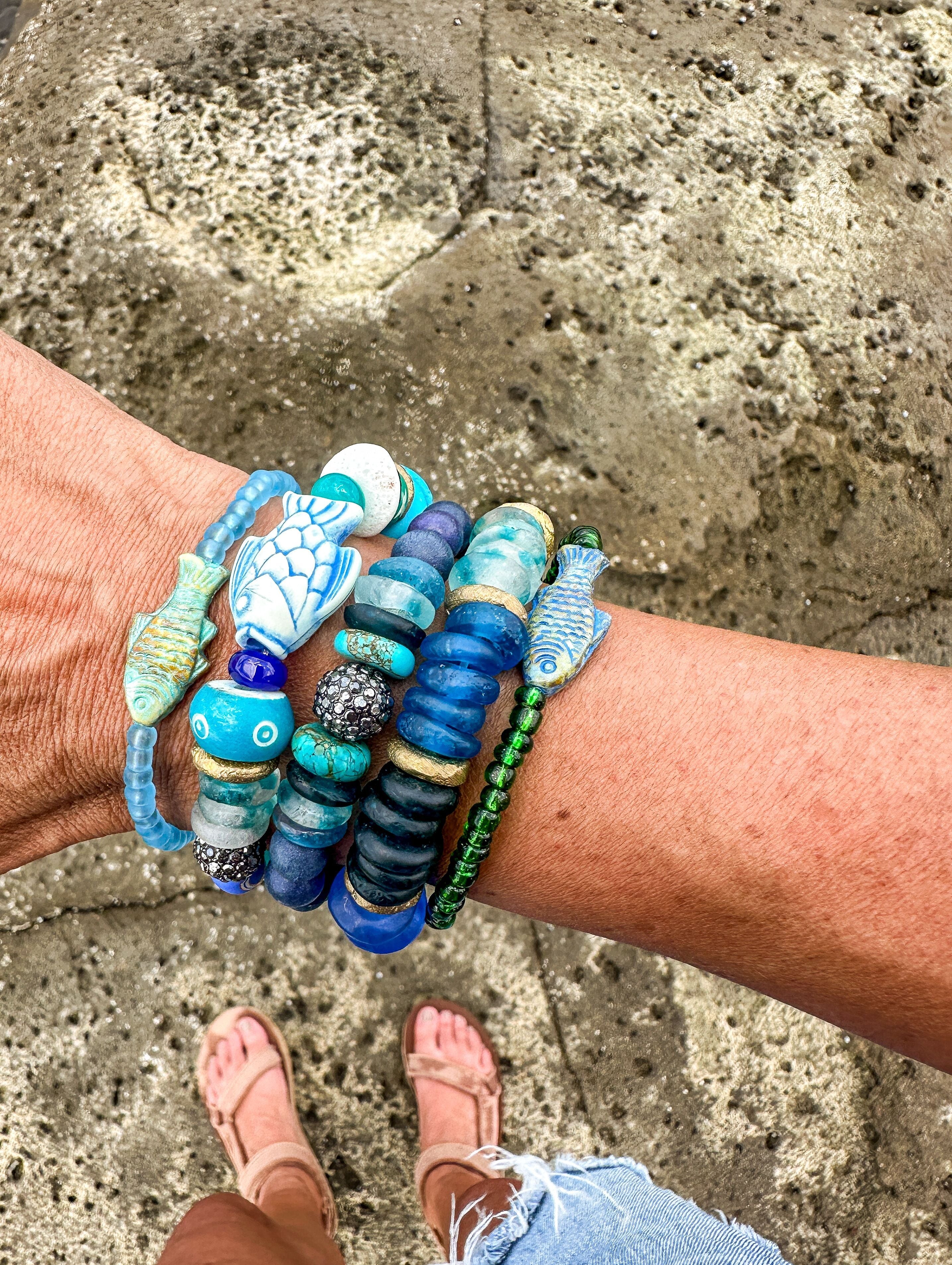 Single Stack Bracelet | Azul