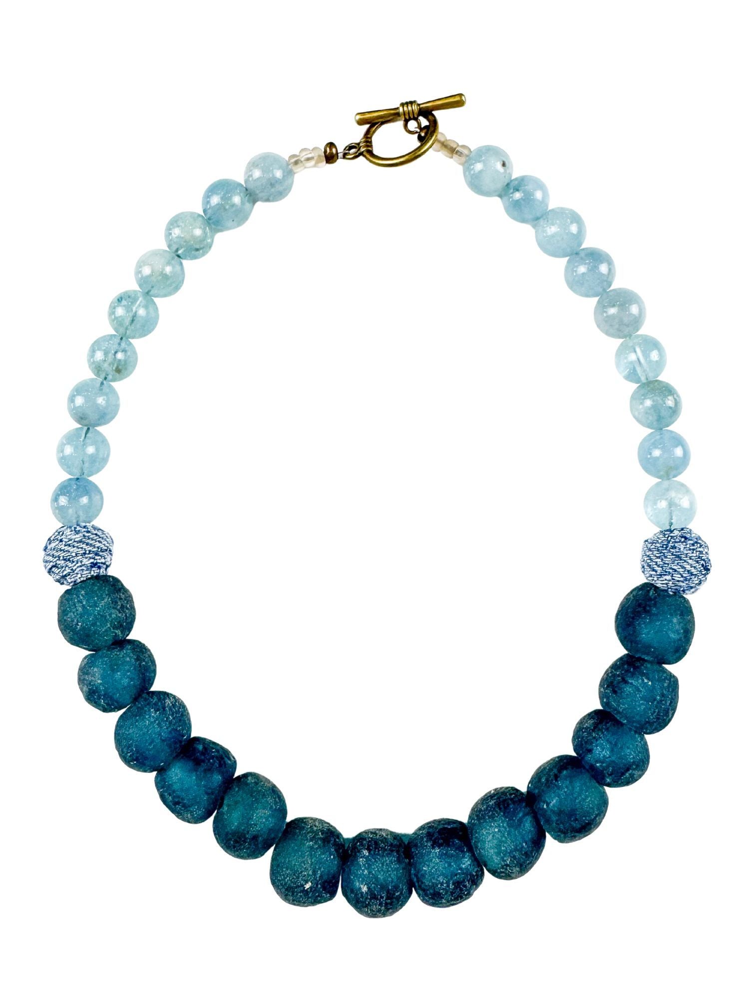 Classic Necklace | Blue Denim