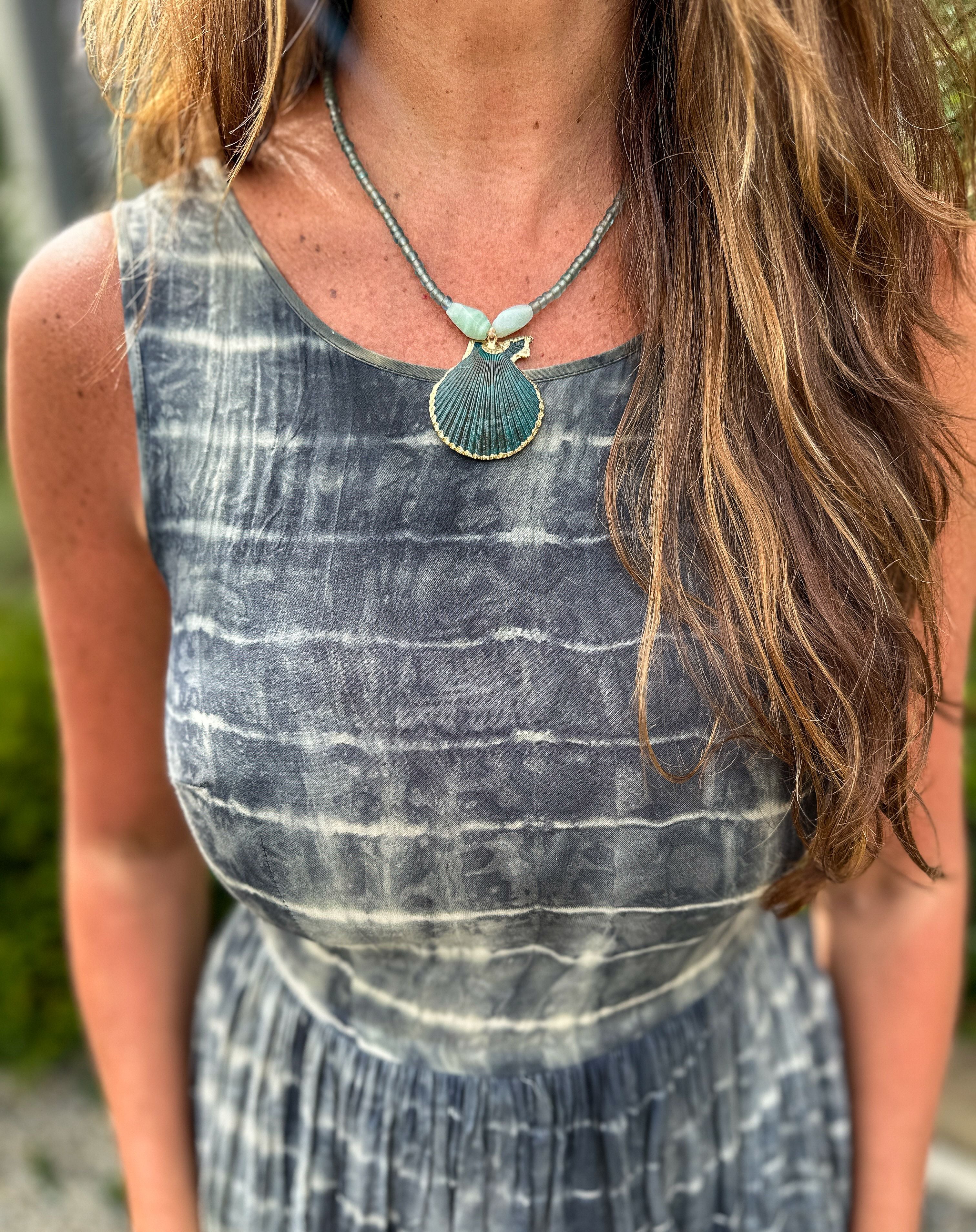 Seed Shell Necklace | Waves