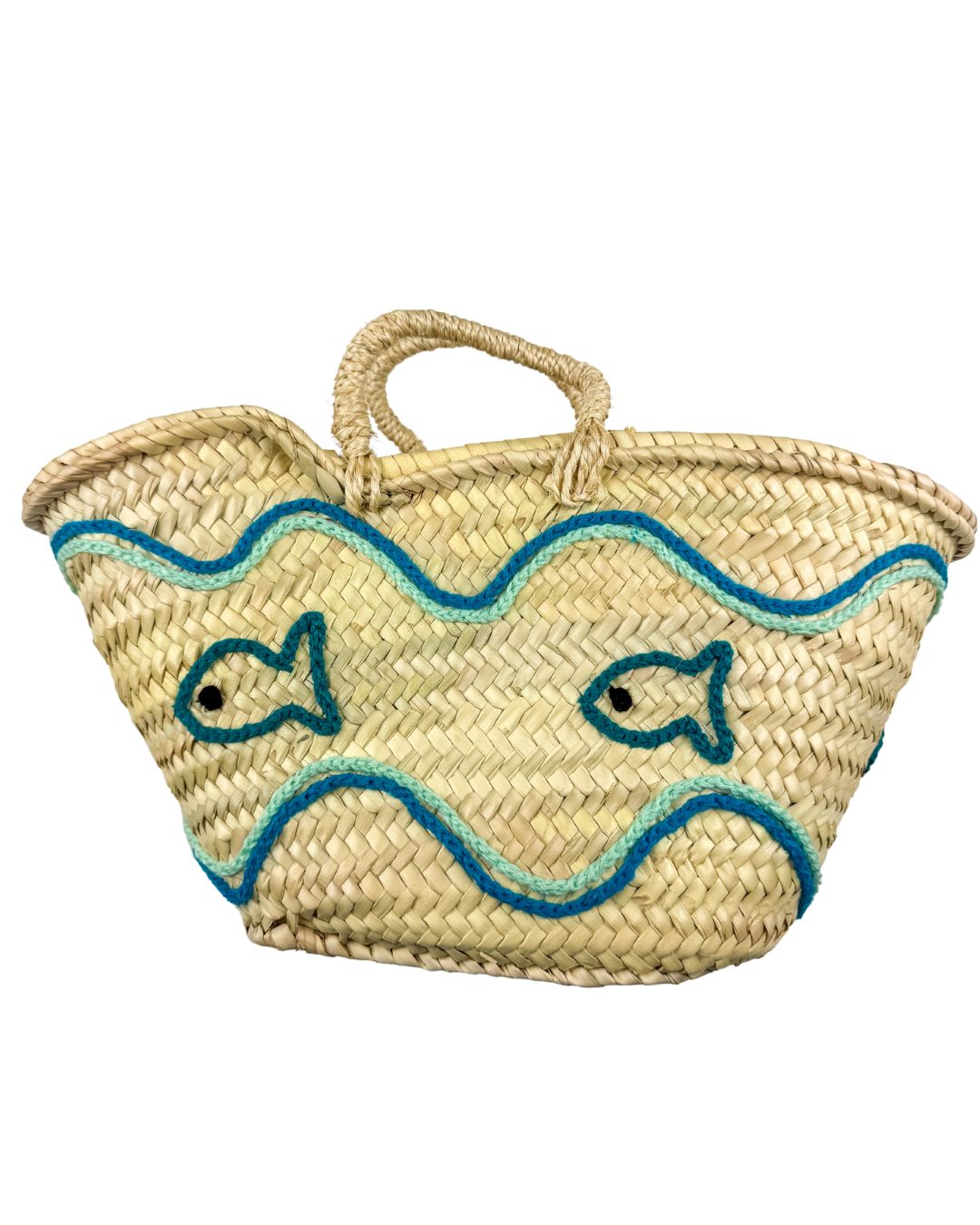 Woven Fish Purse | Azul