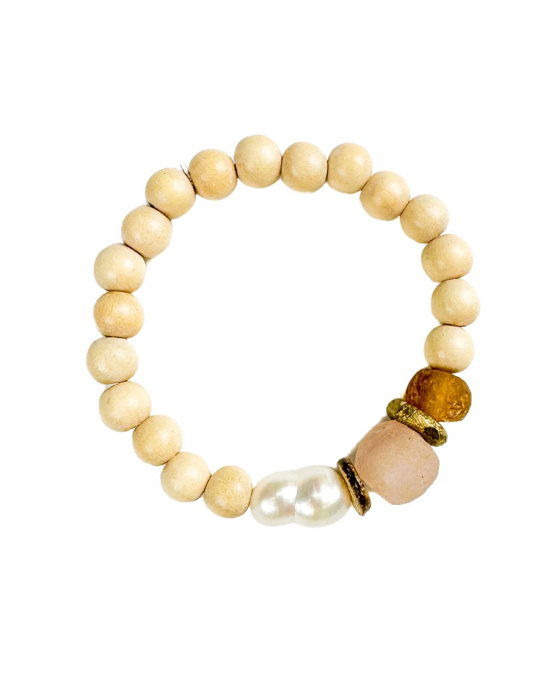 Single Stack Bracelet | Pearl