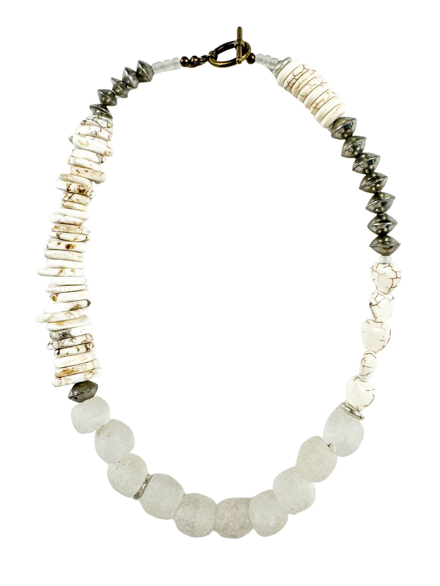 Classic Heart Necklace | Stone