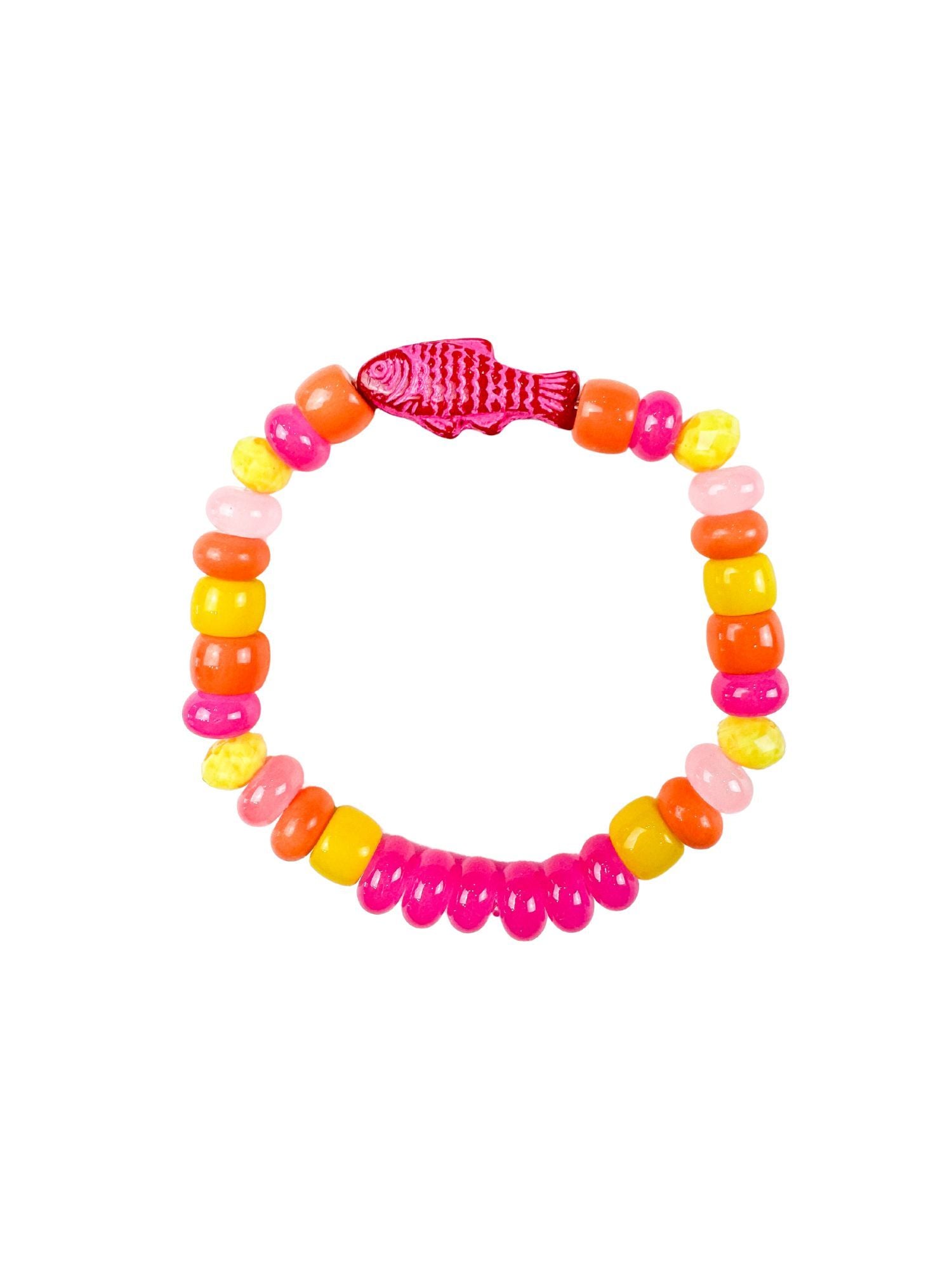 Tribal Fish Bracelet | Hot Pink