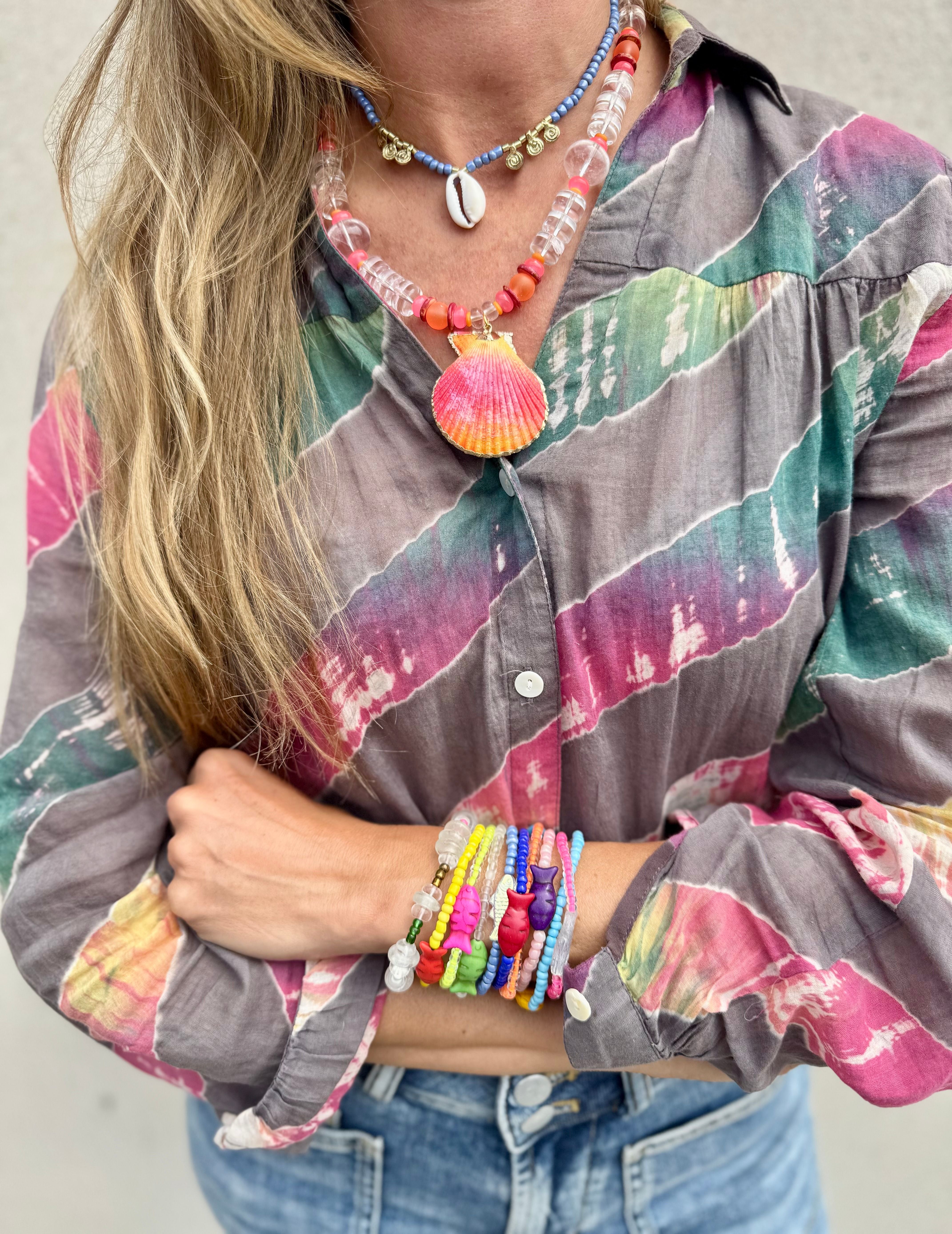 Seed Cowrie Necklace | Periwinkle