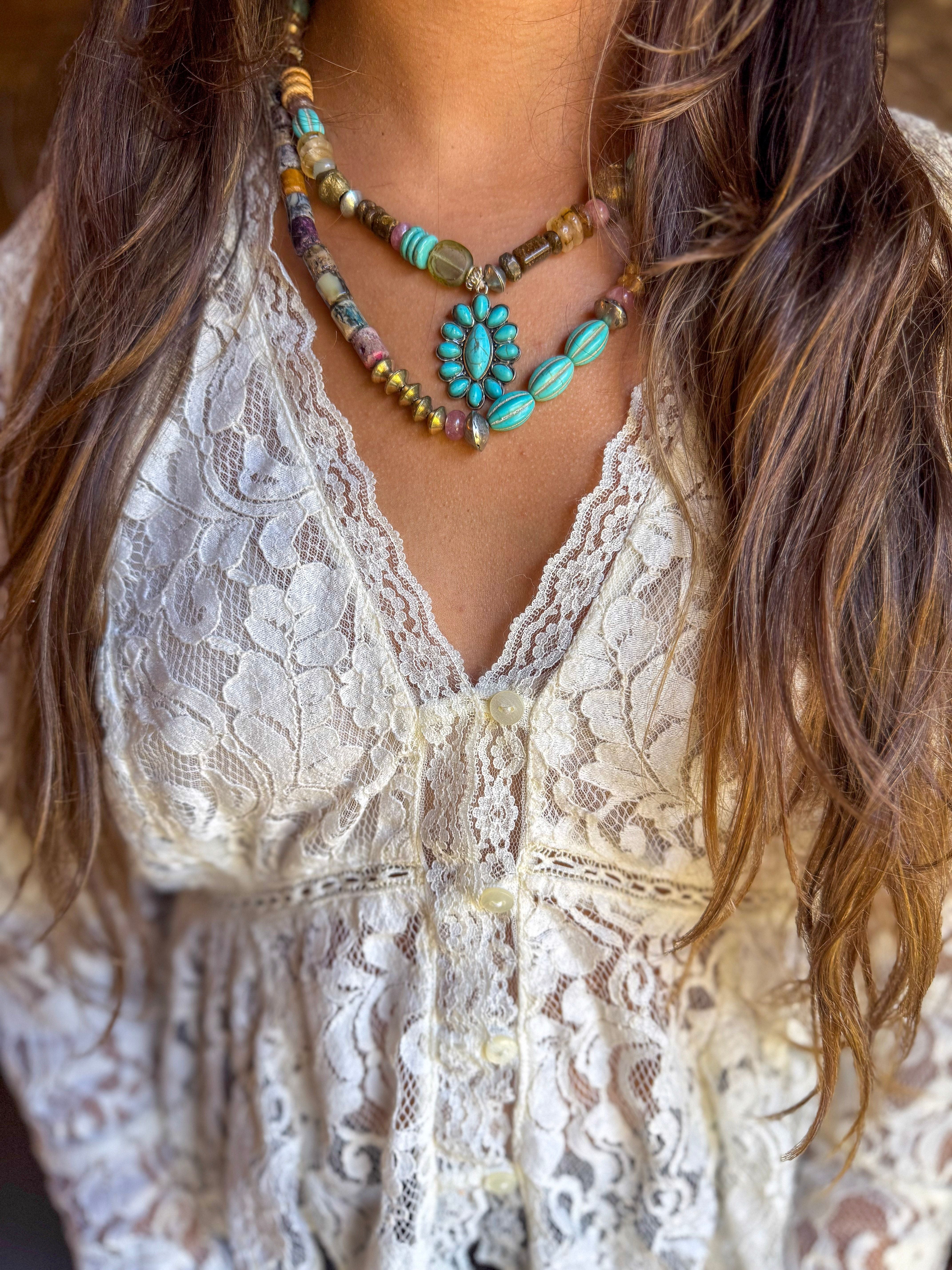 Classic Stone Necklace | Gypset Desert