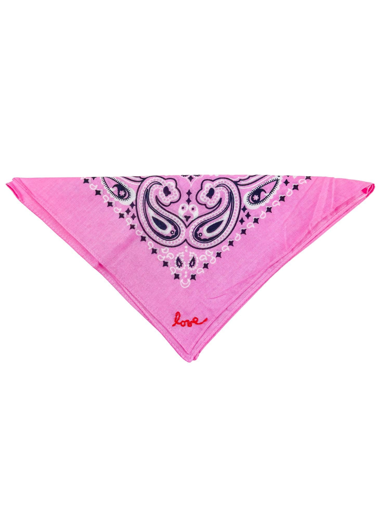 Stitched Bandana | Light Pink