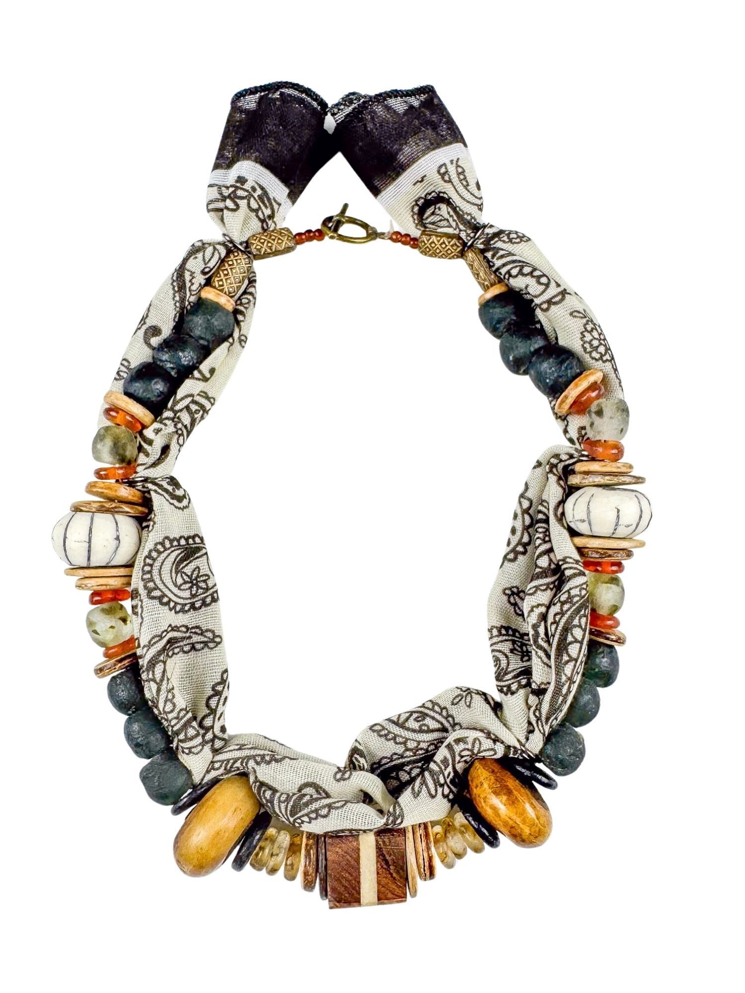 Beaded Bandana Necklace | Equestrian