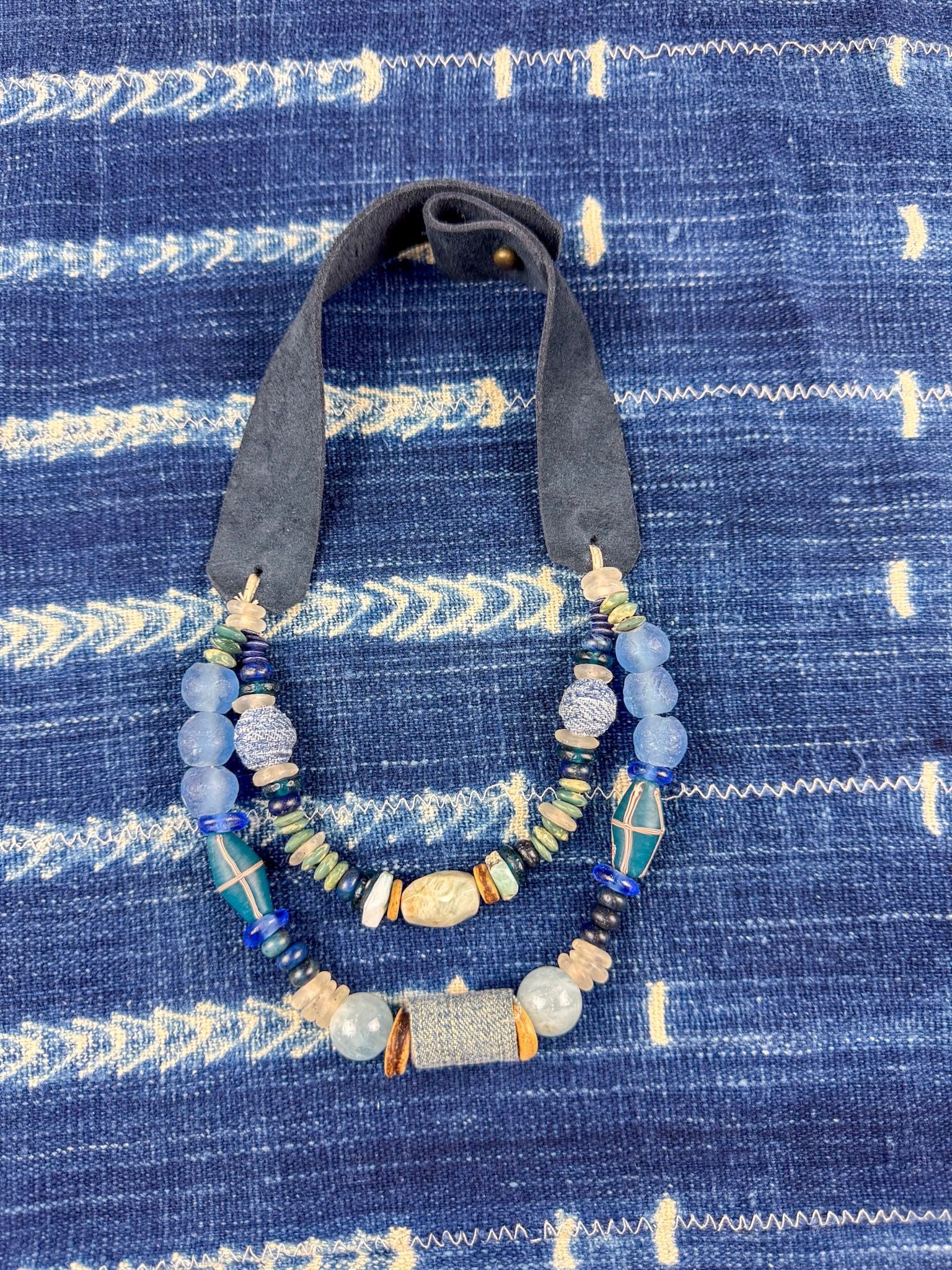 Layered Classic Necklace | Denim