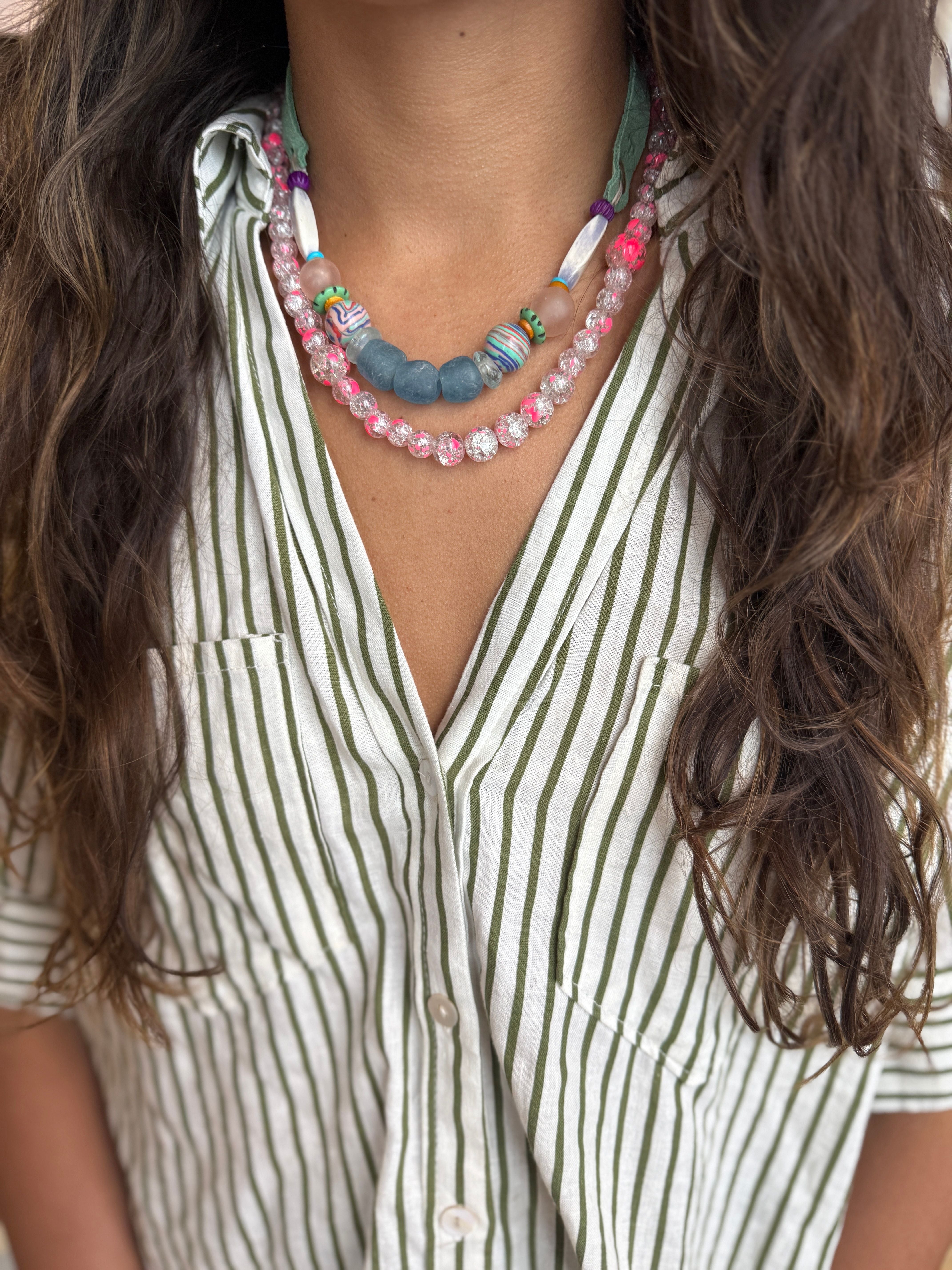 Classic Necklace | Neon Pink | Final Sale