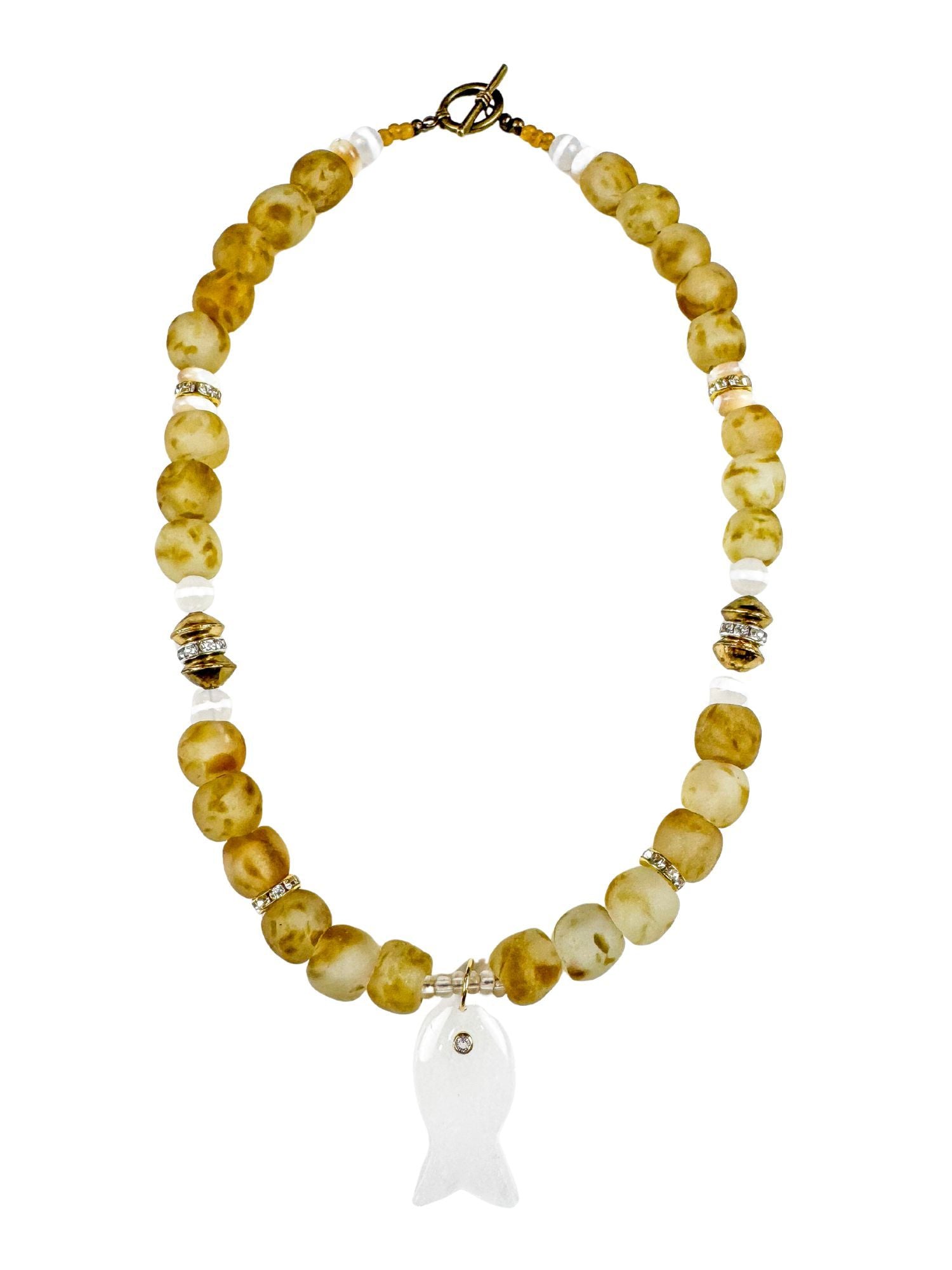 Classic Fish Necklace | Golden Hour