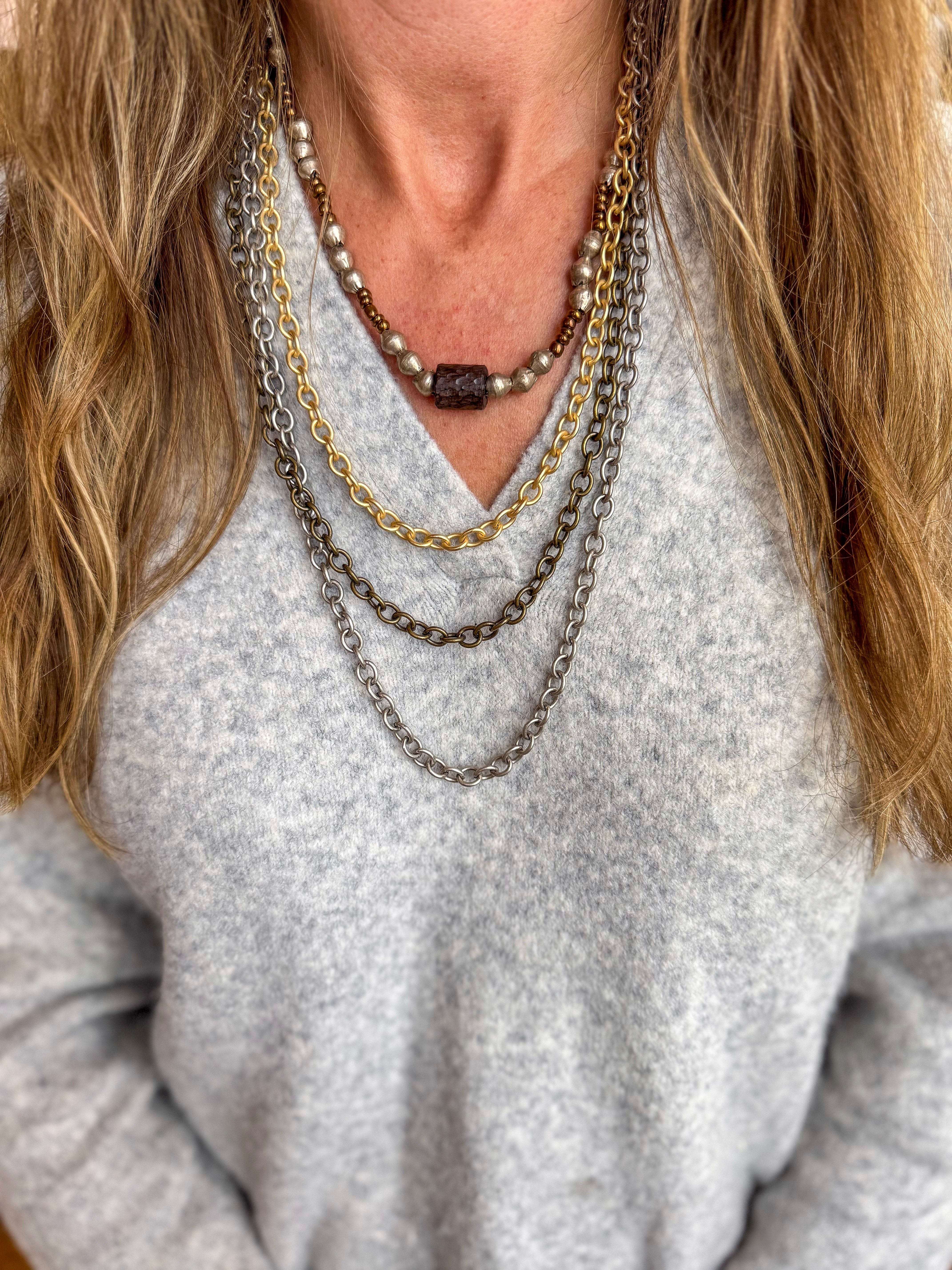 Chain Classic Necklace | Slate
