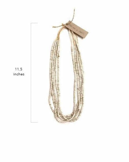 Layer Necklace Set of 5 | Cream