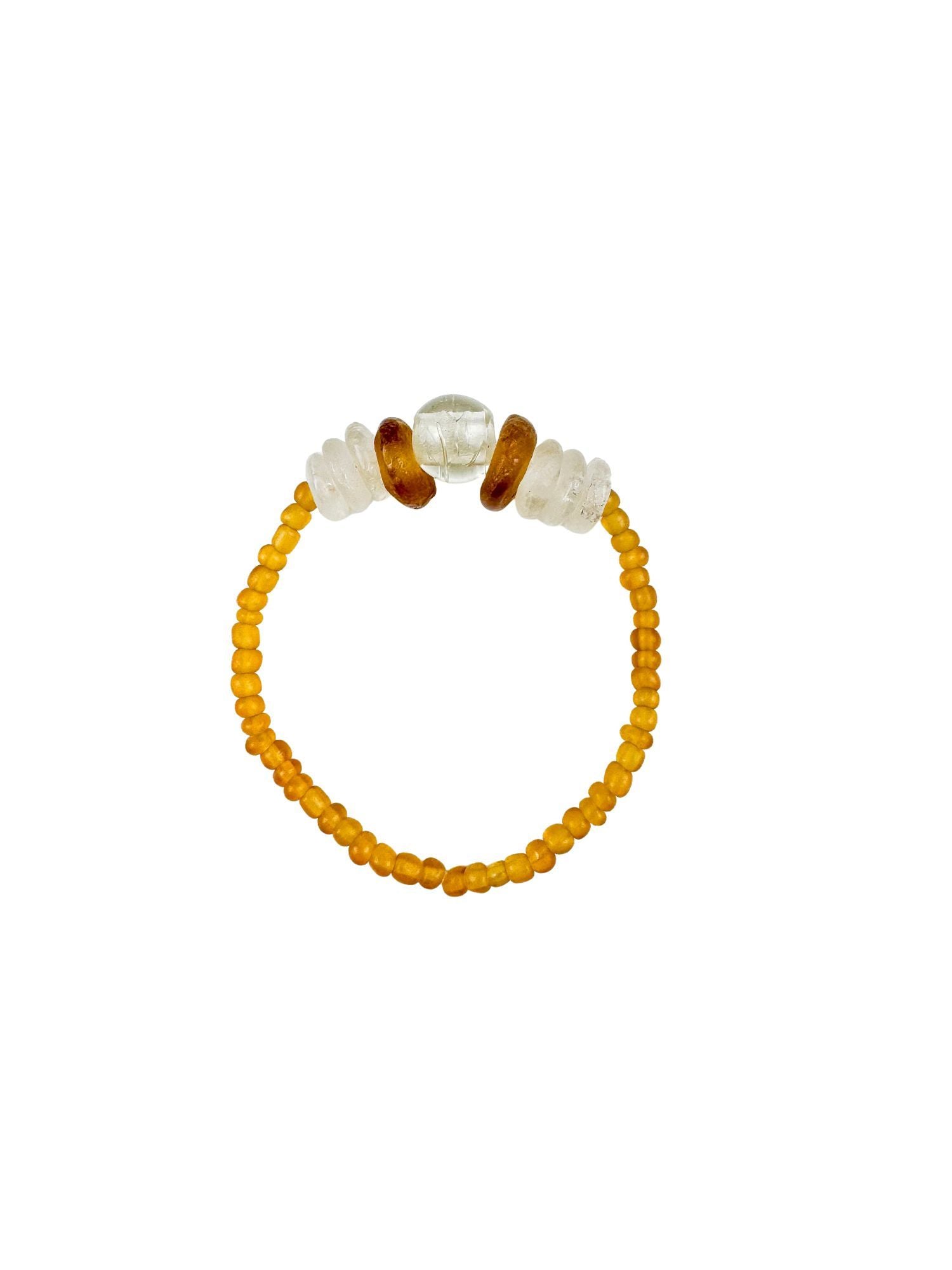 Simple Seed Bracelet | Amber