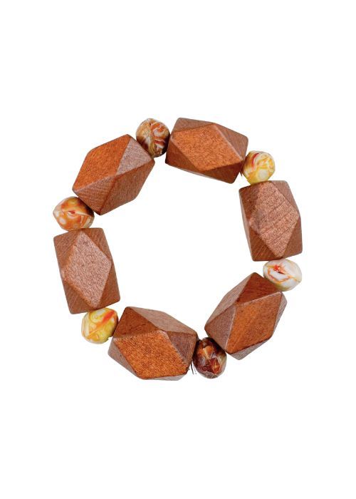 Intricate Stack Bracelet | Brown
