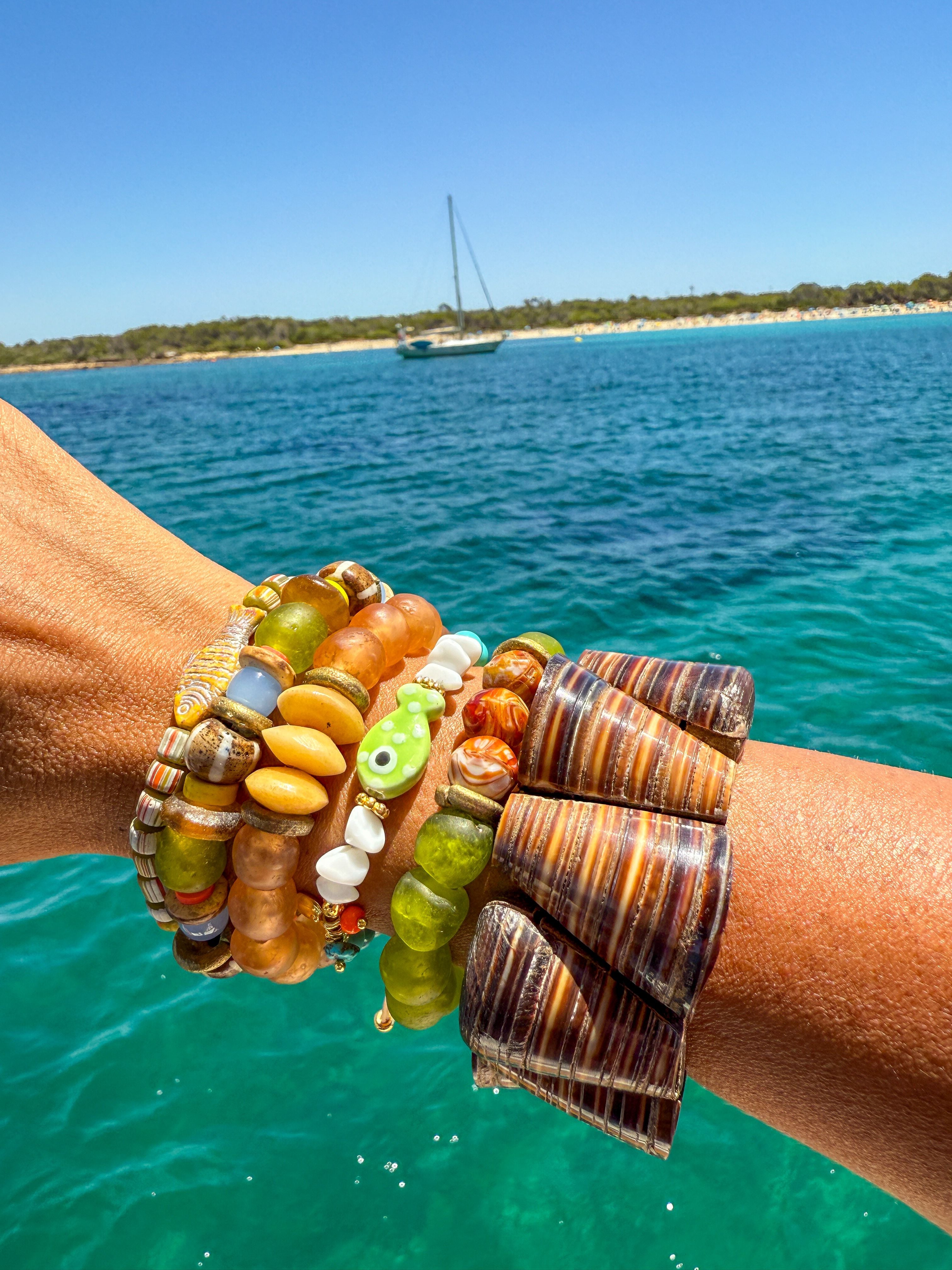 Intricate Stack Bracelet | Olive