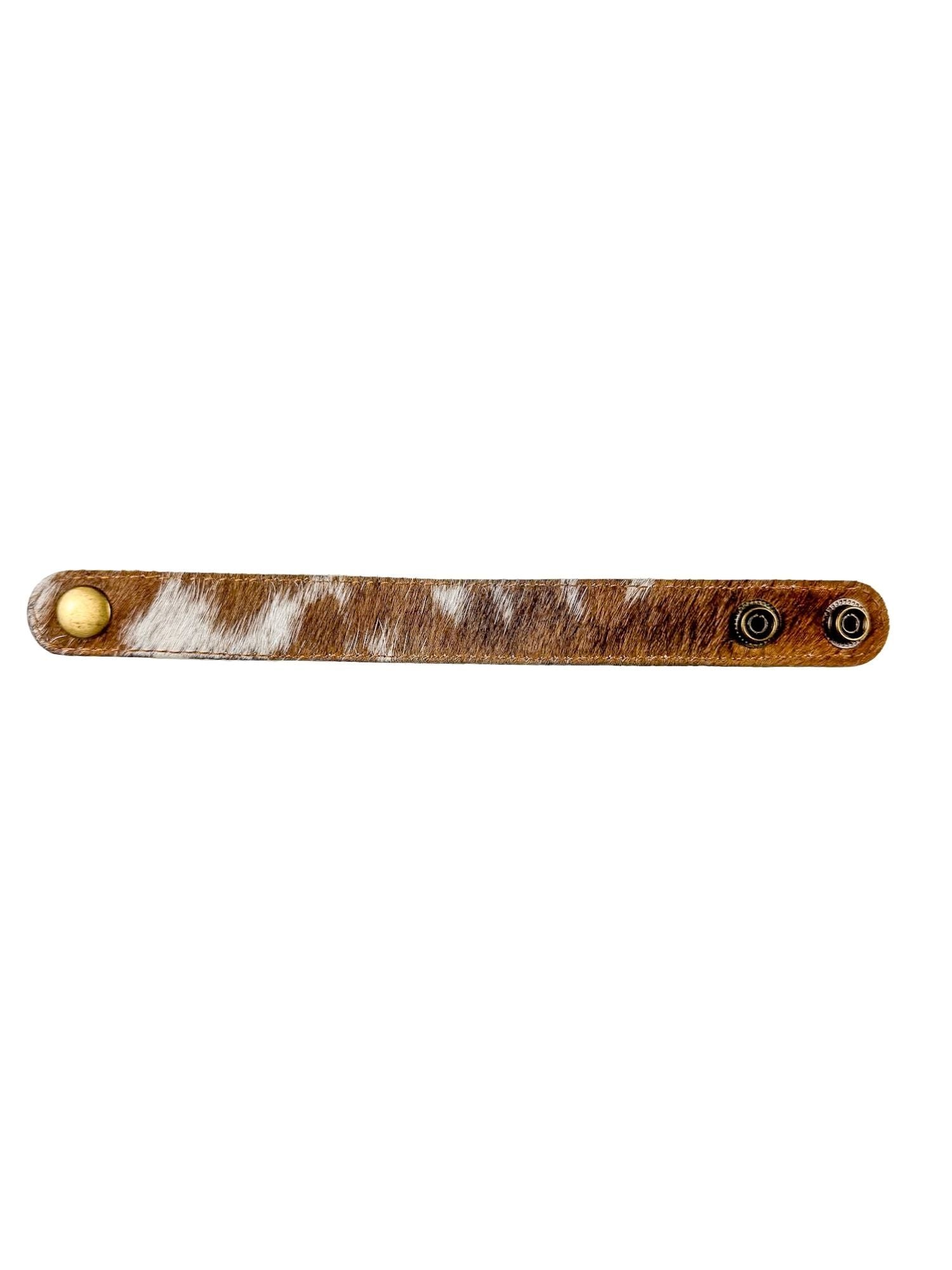 Thin Horse Hair Cuff Bracelet | Neutral