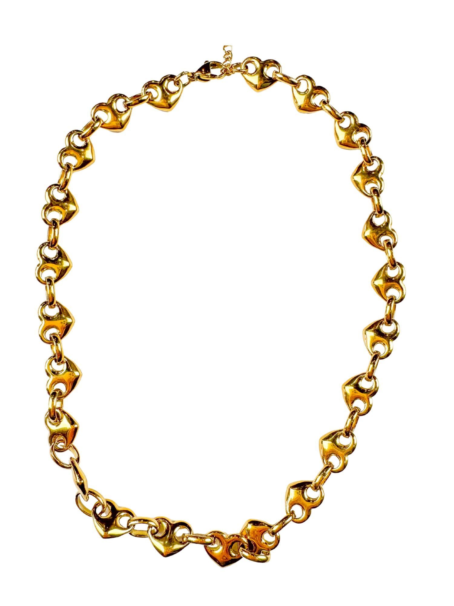 Heart Chain Necklace | Gold | Final Sale