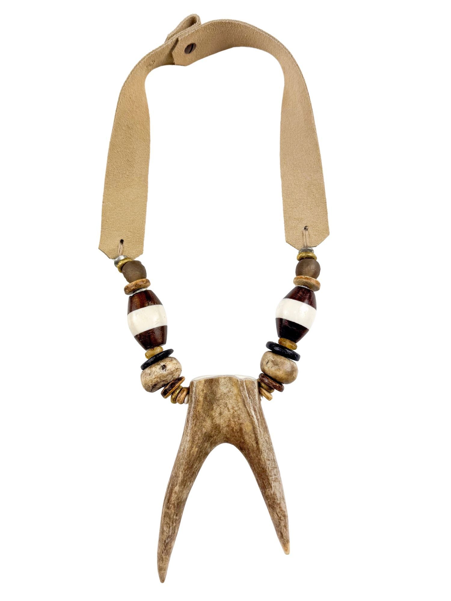 Mid Antler Necklace | Slate