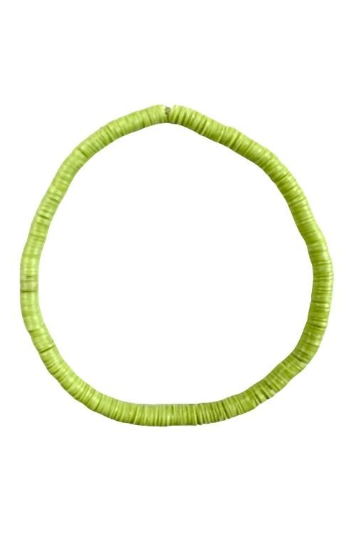 Thin Vinyl Bracelet | Light Green