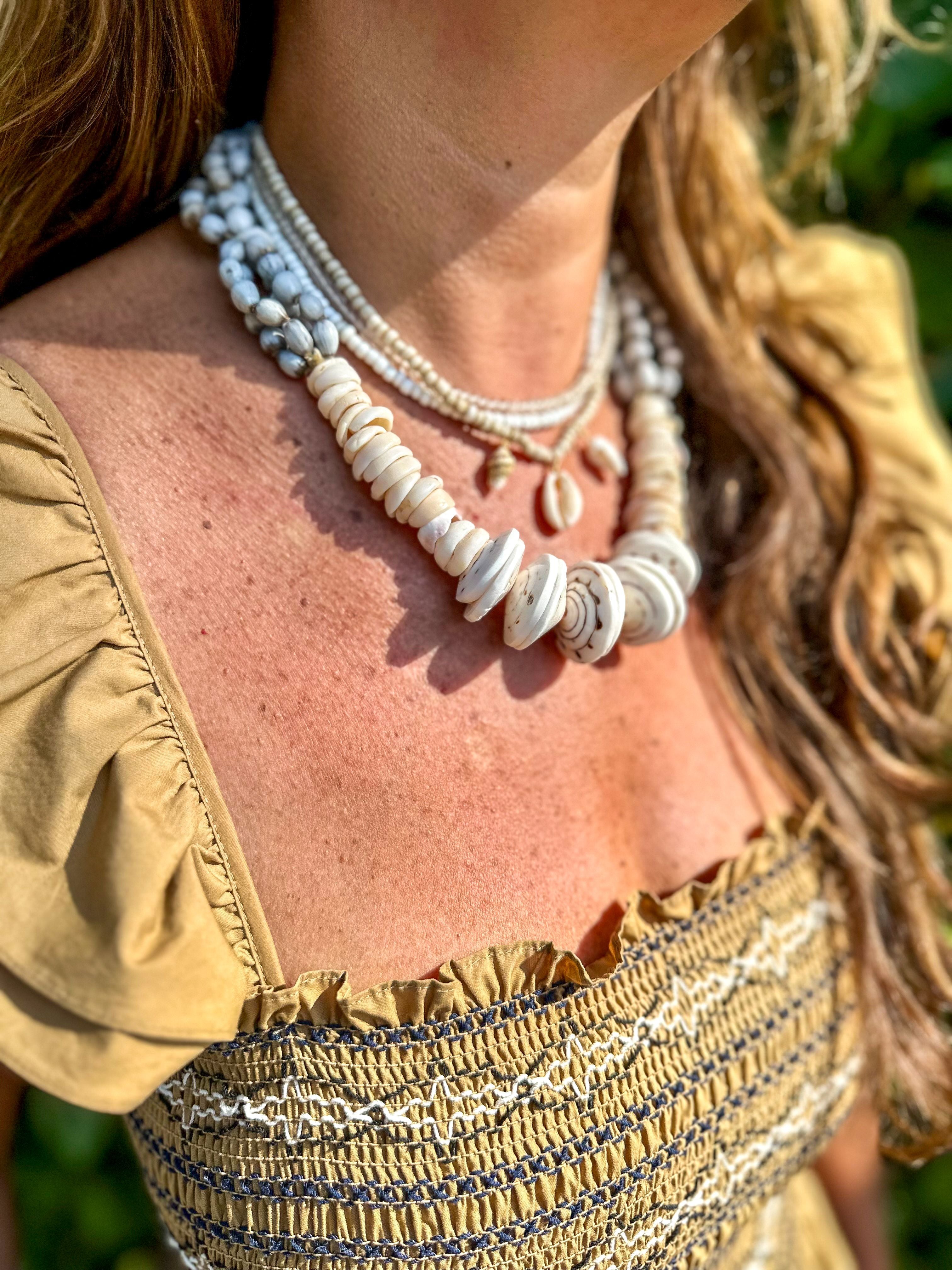 Conus Shell Necklace | Neutral