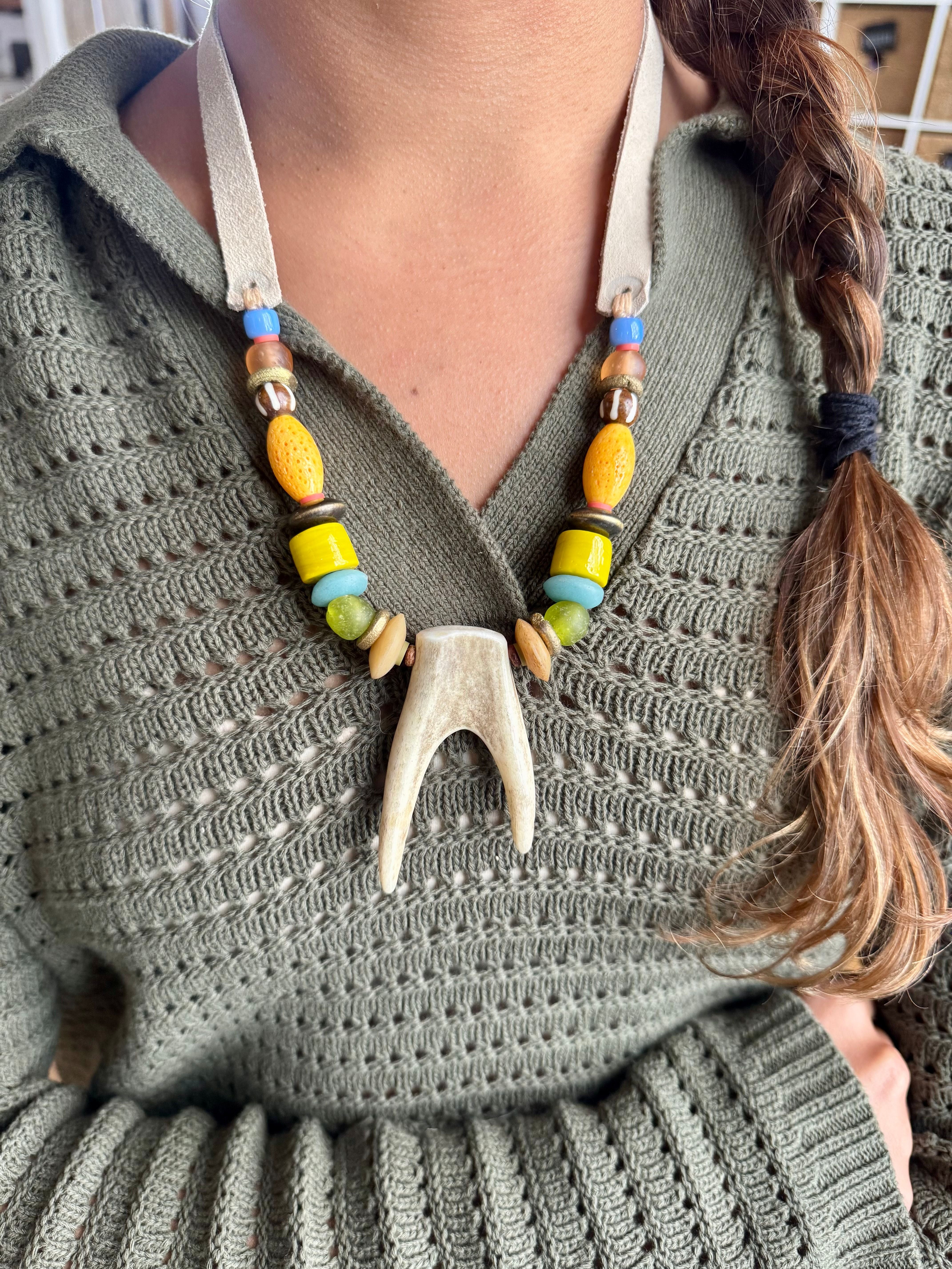 Slim Antler Necklace | Mallorca
