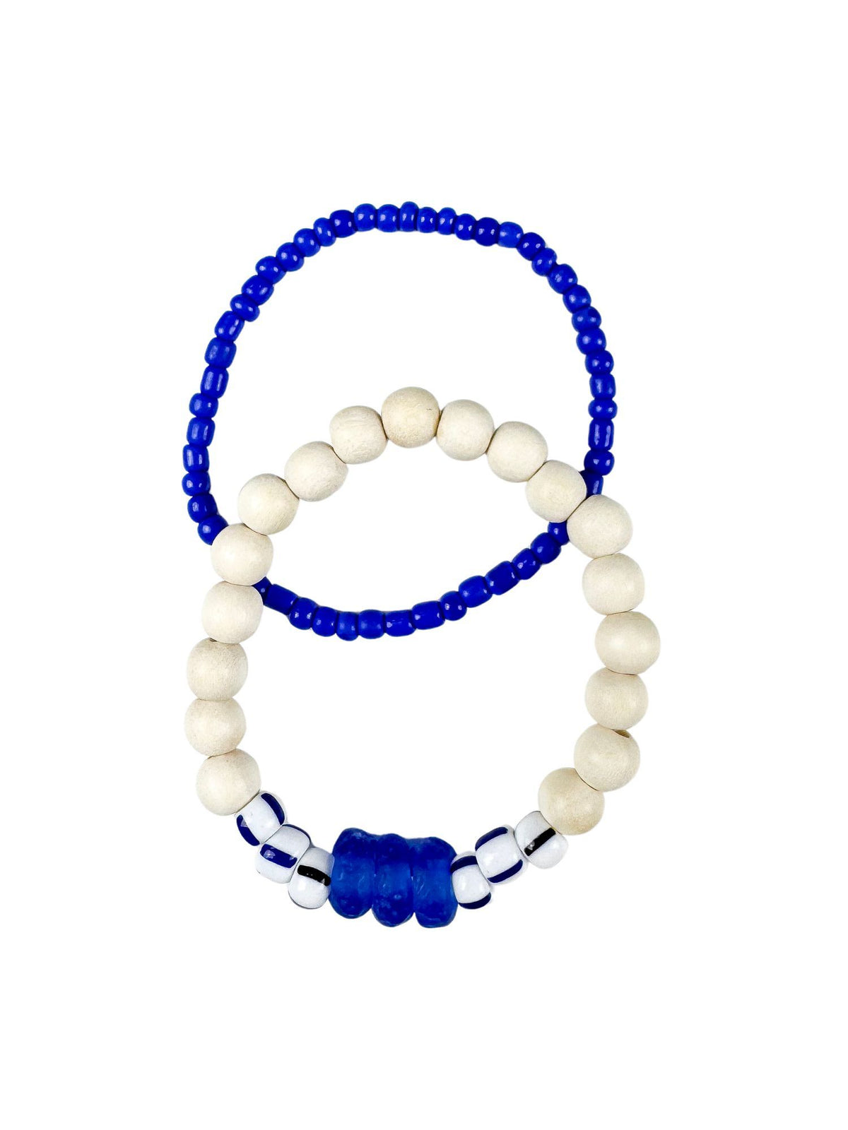 Duo Bracelet Set | Dark Blue | Final Sale