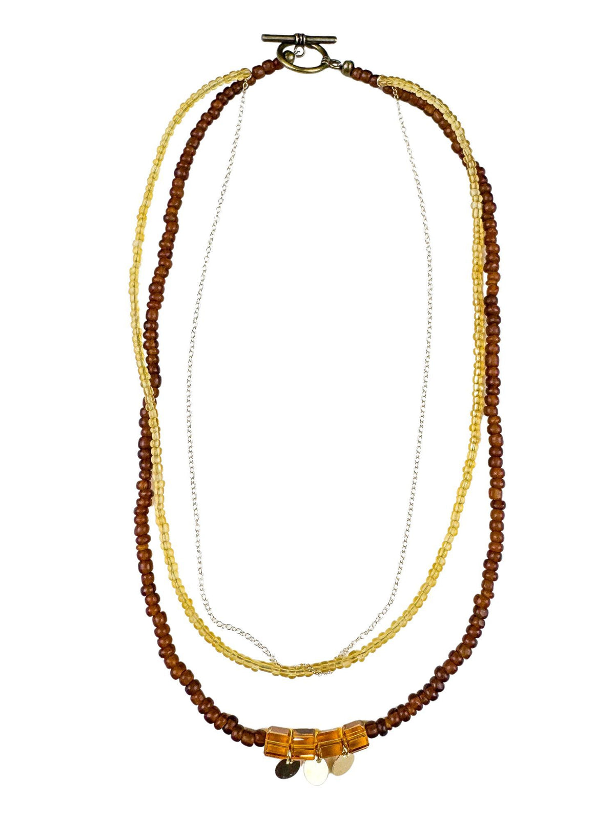Layering Chain Necklace | Amber | Final Sale