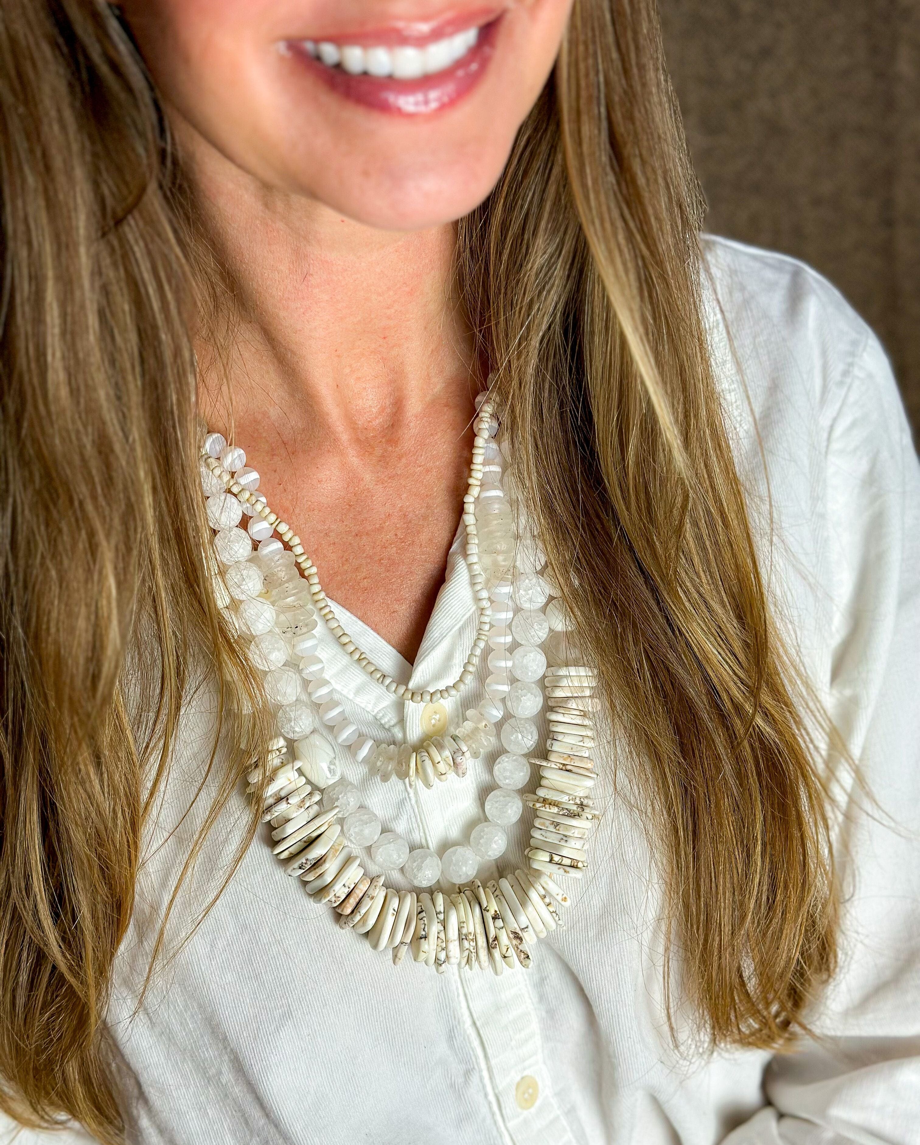 Luxe Layered Necklace | Blanc