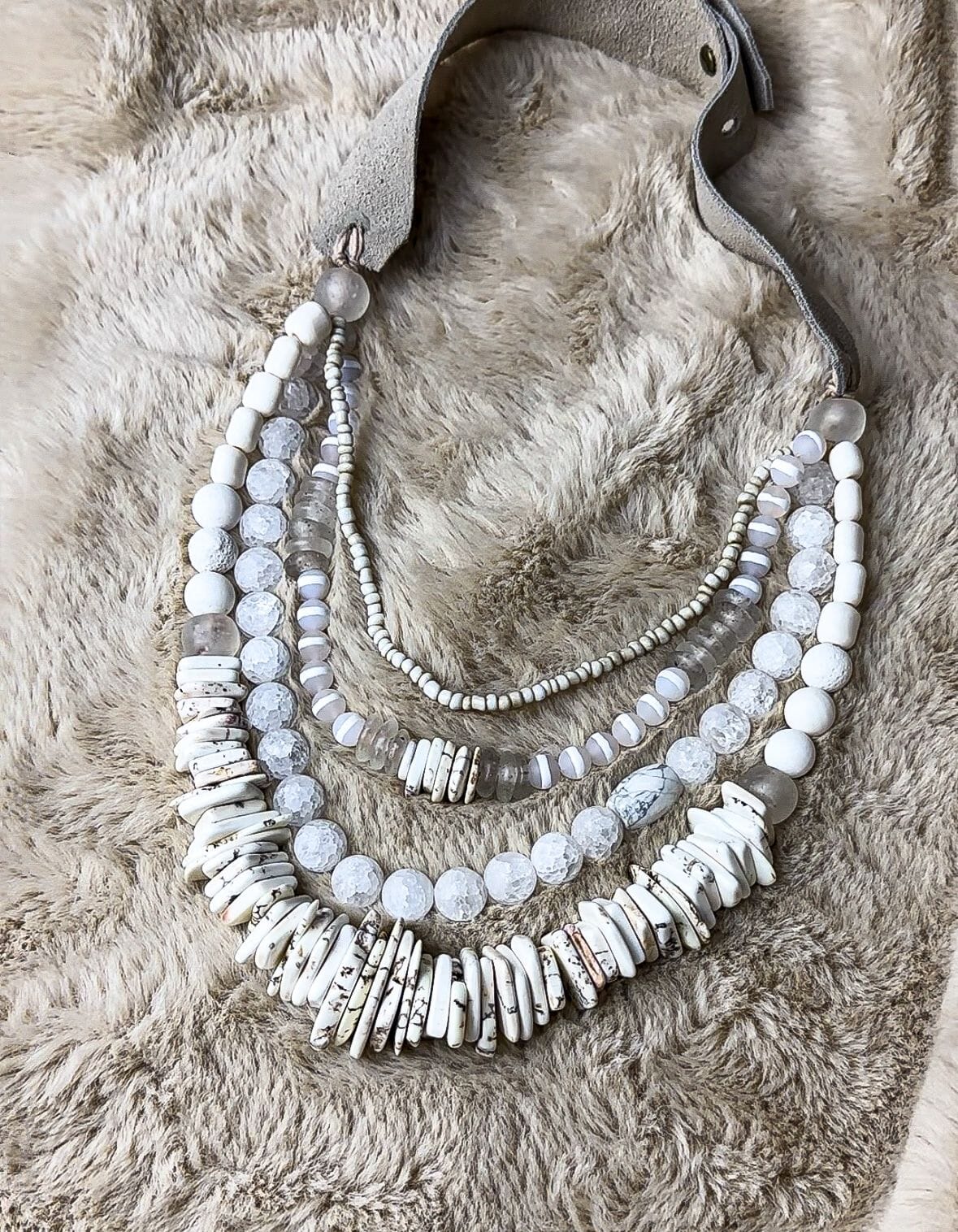 Luxe Layered Necklace | Blanc